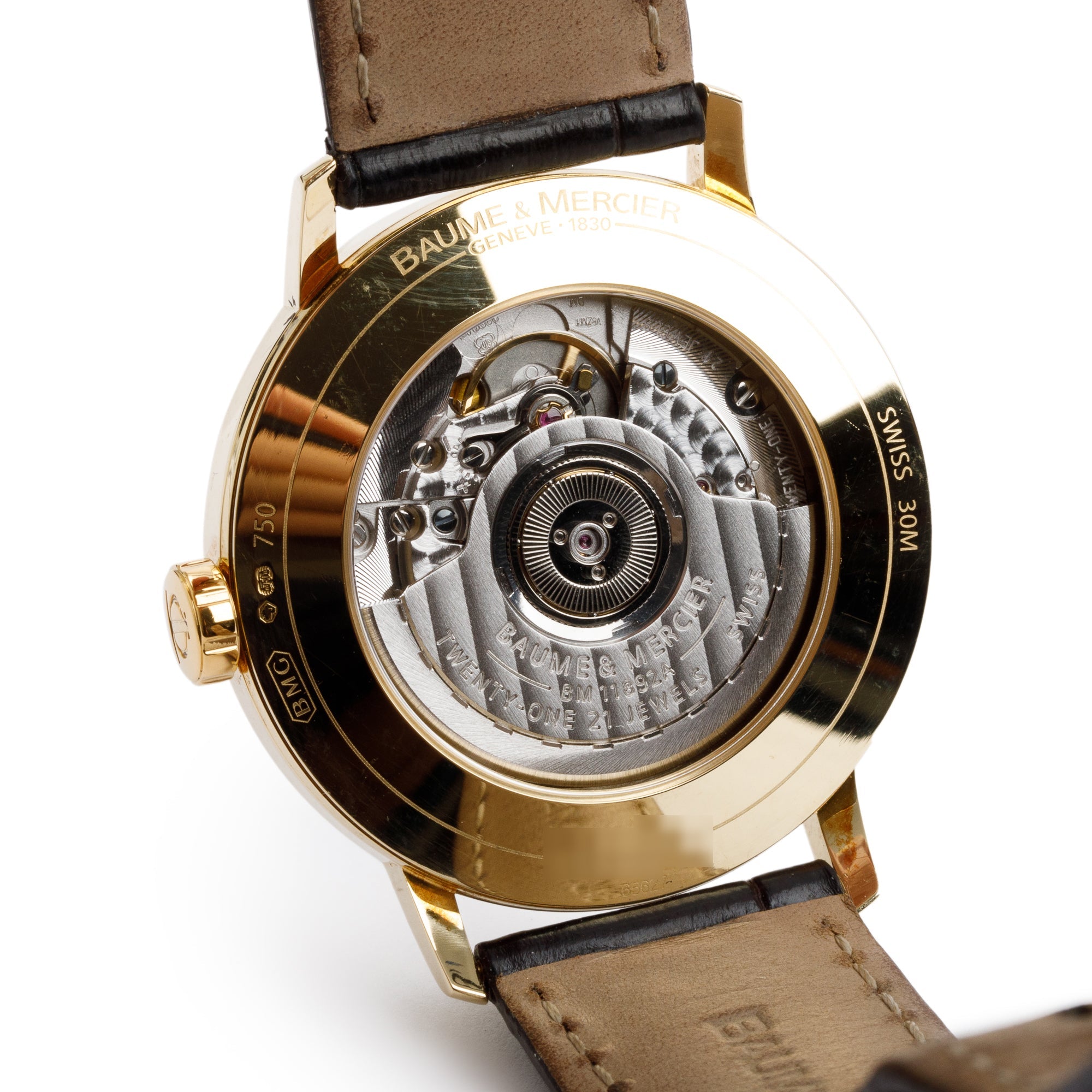 Baume & Mercier 18k Yellow Gold Classima Executive 39 MM Automatic Watch