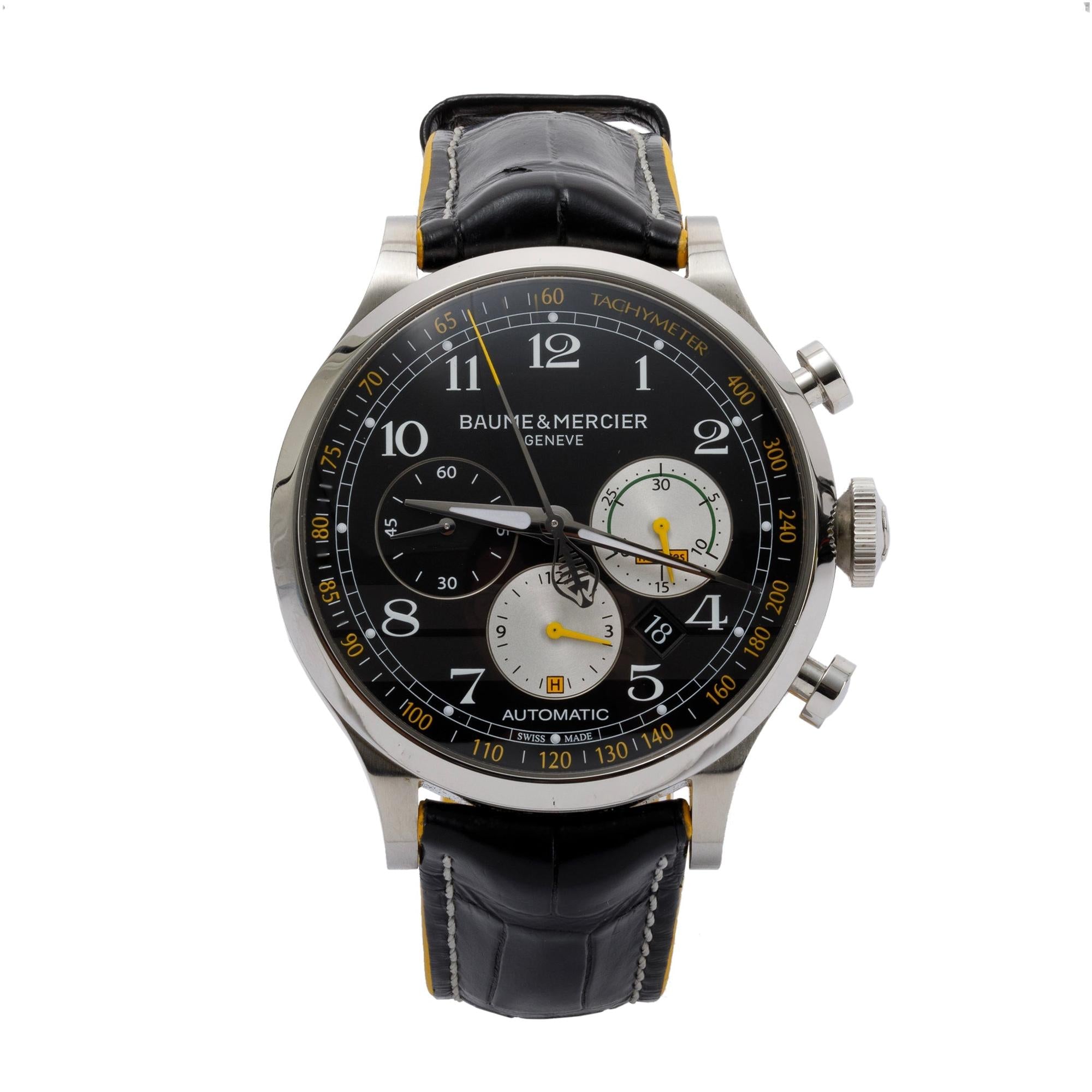 Baume & Mercier Capeland Shelby Cobra 44 MM Automatic Watch w/ Box & Papers