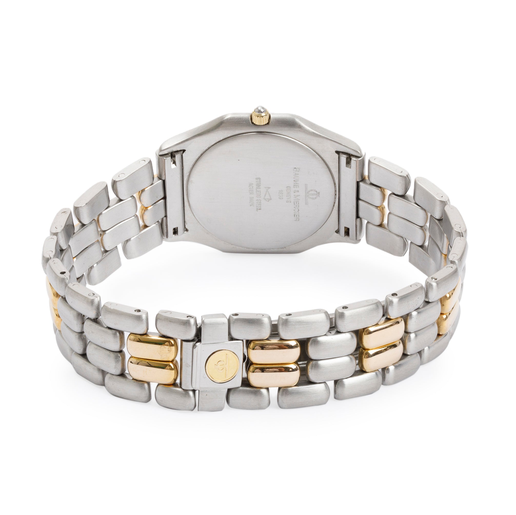 Baume & Mercier Gold-Plated & Stainless Steel Riviera 31 MM Watch