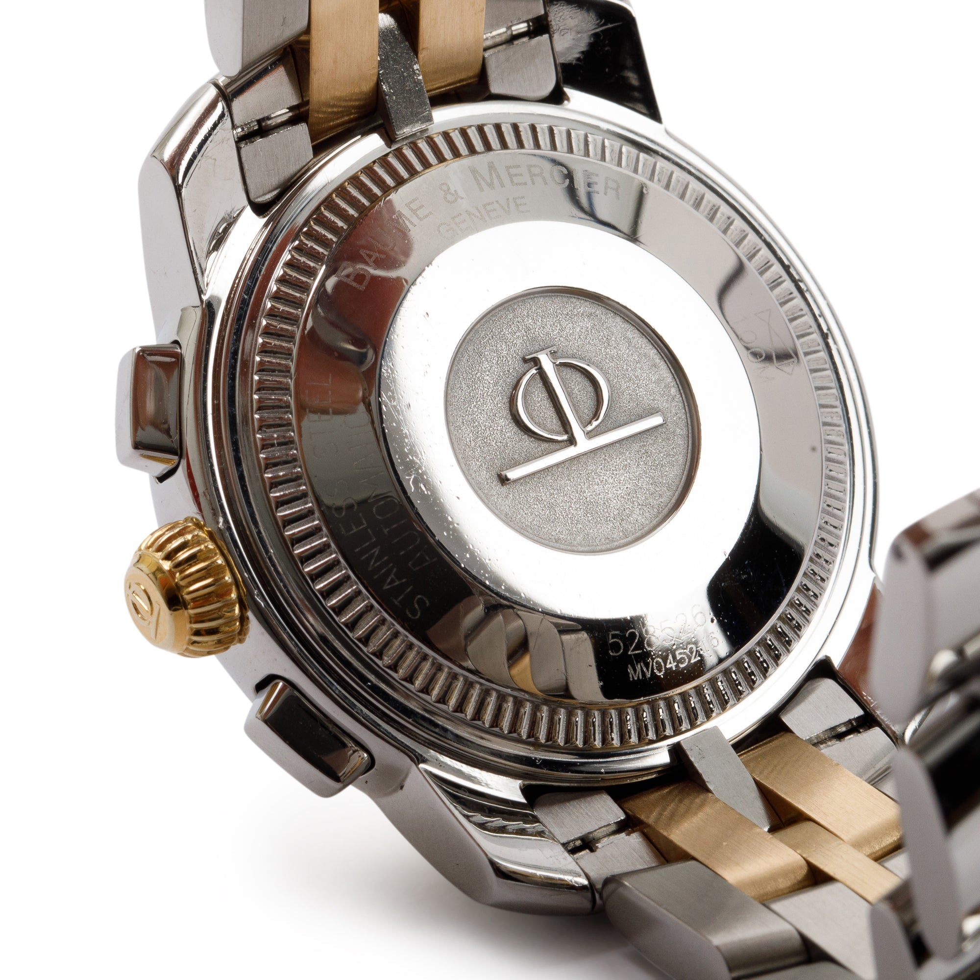 Baume Mercier Stainless Steel 18k Yellow Gold Capeland 39 mm