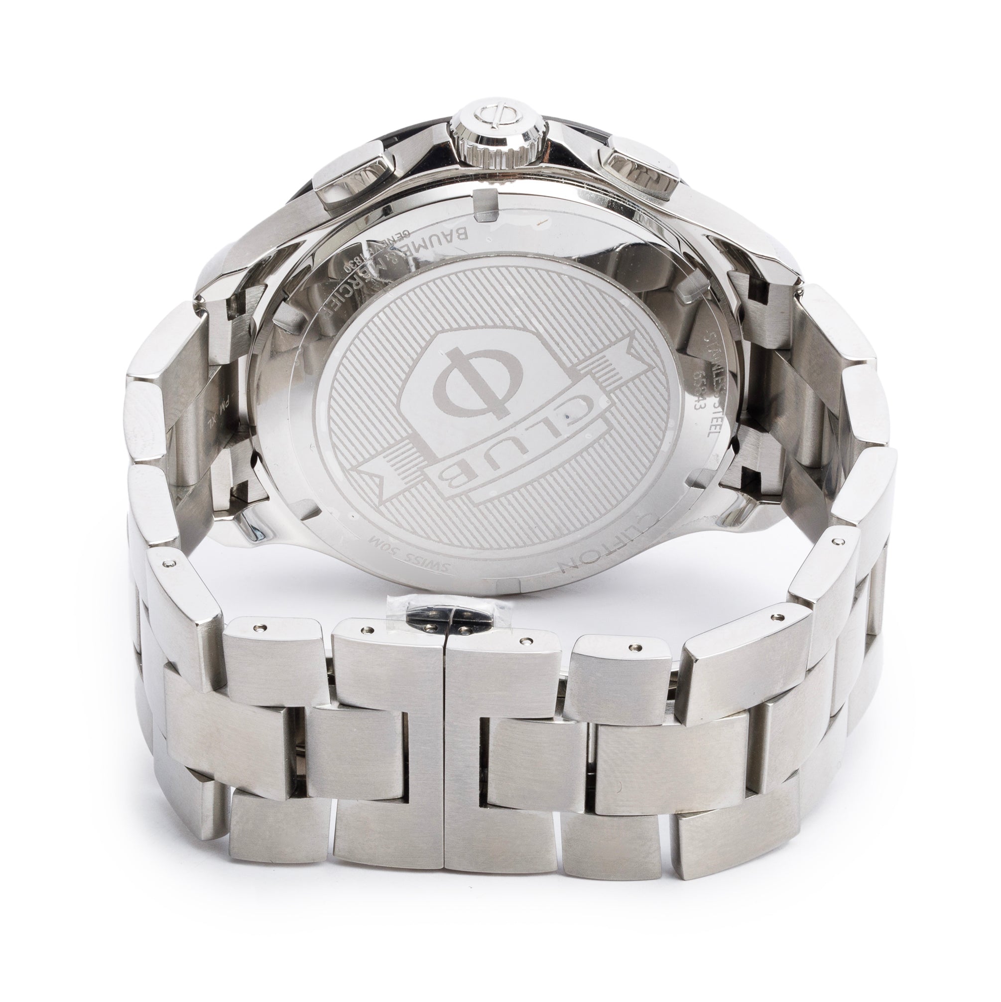 Baume & Mercier Stainless Steel Clifton Club Indian Limited Edition 44 MM Chronograph Automatic Watch w/ Box & Papers