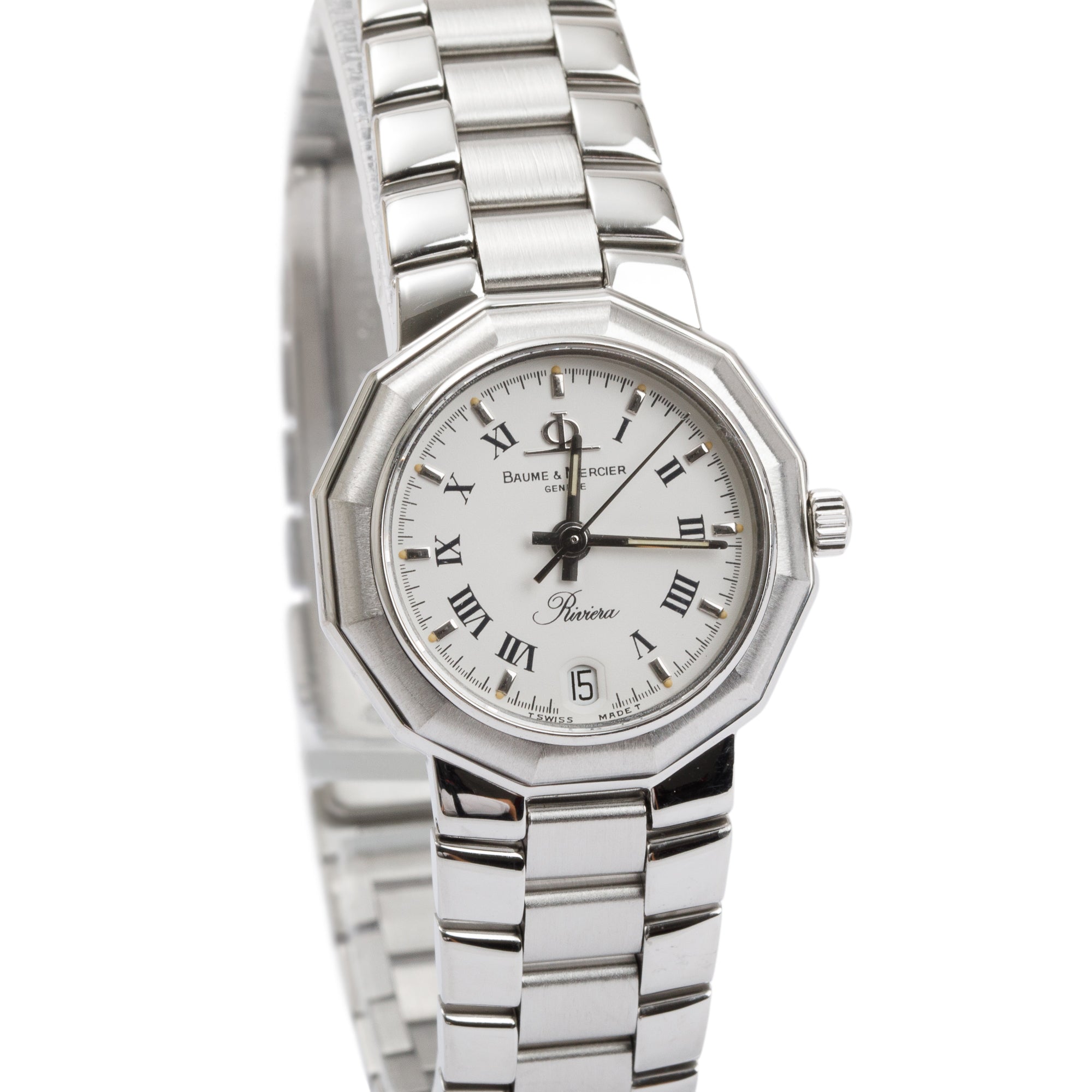 Baume & Mercier Stainless Steel Riviera 25 MM Watch w/ Box