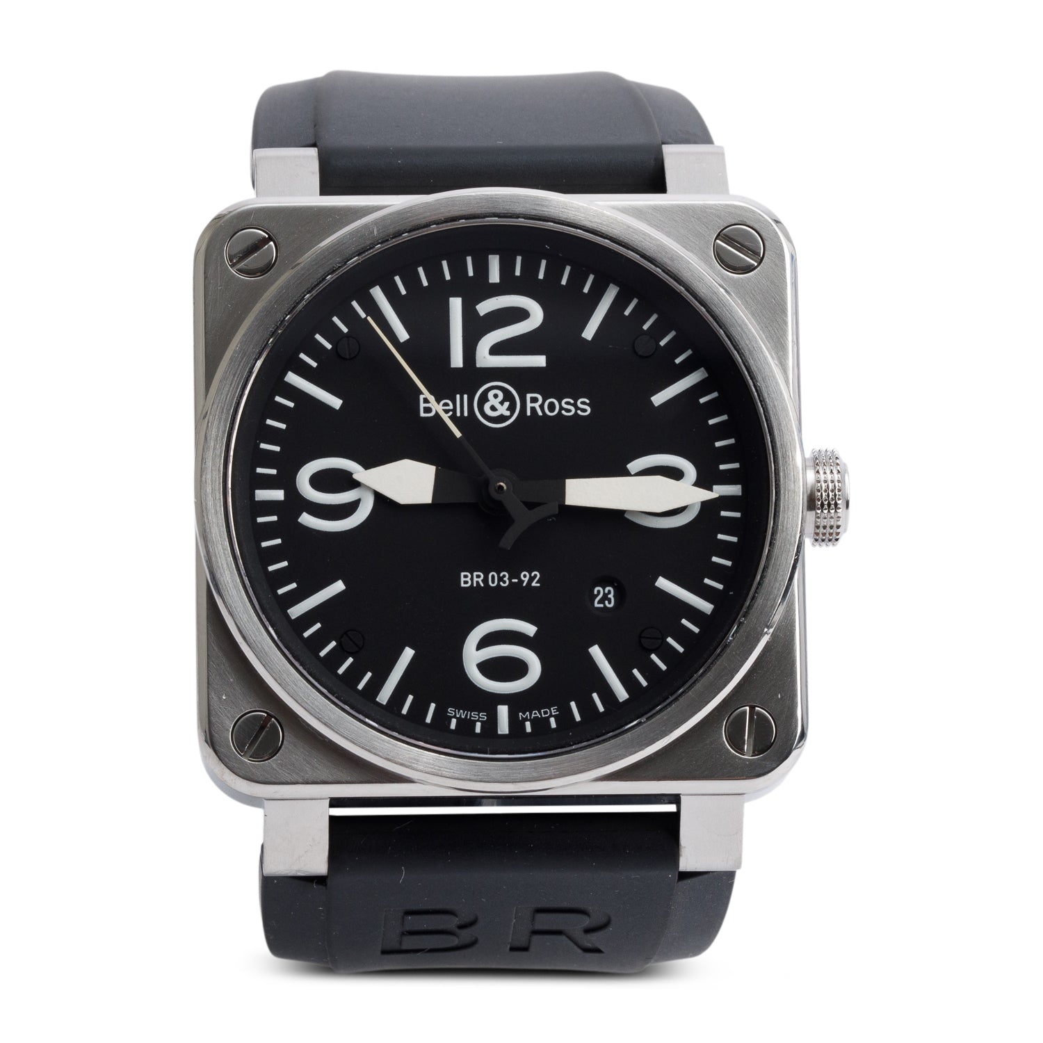 Bell & Ross Stainless Steel Aviation 42 MM Automatic Watch BR03-92