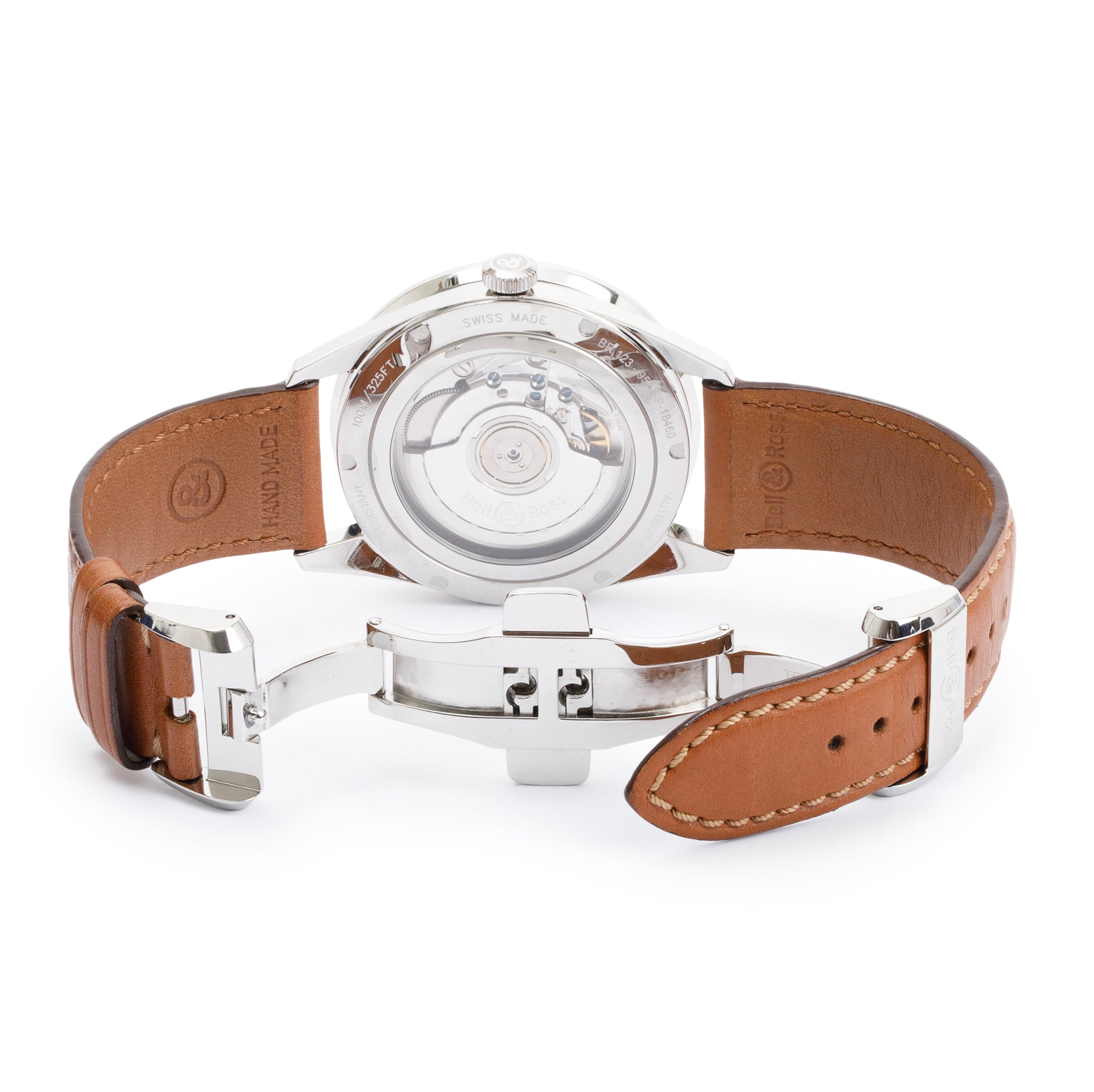 Bell & Ross Stainless Steel BR 123 Vintage 43 MM Auotmatic Watch w/ Box & Papers