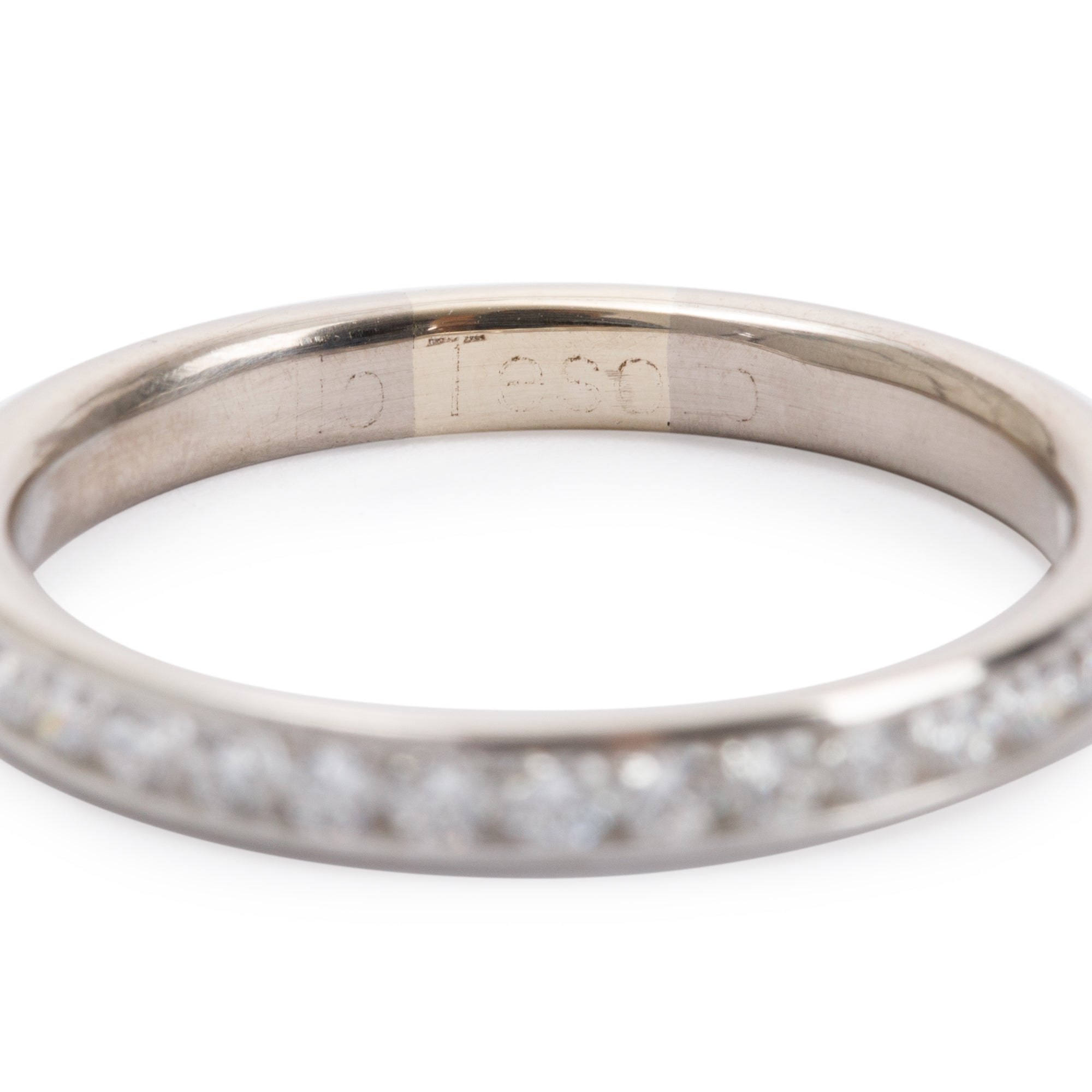 Birks 18k White Gold 0.46 tcw. Diamond Band, Size 8.25