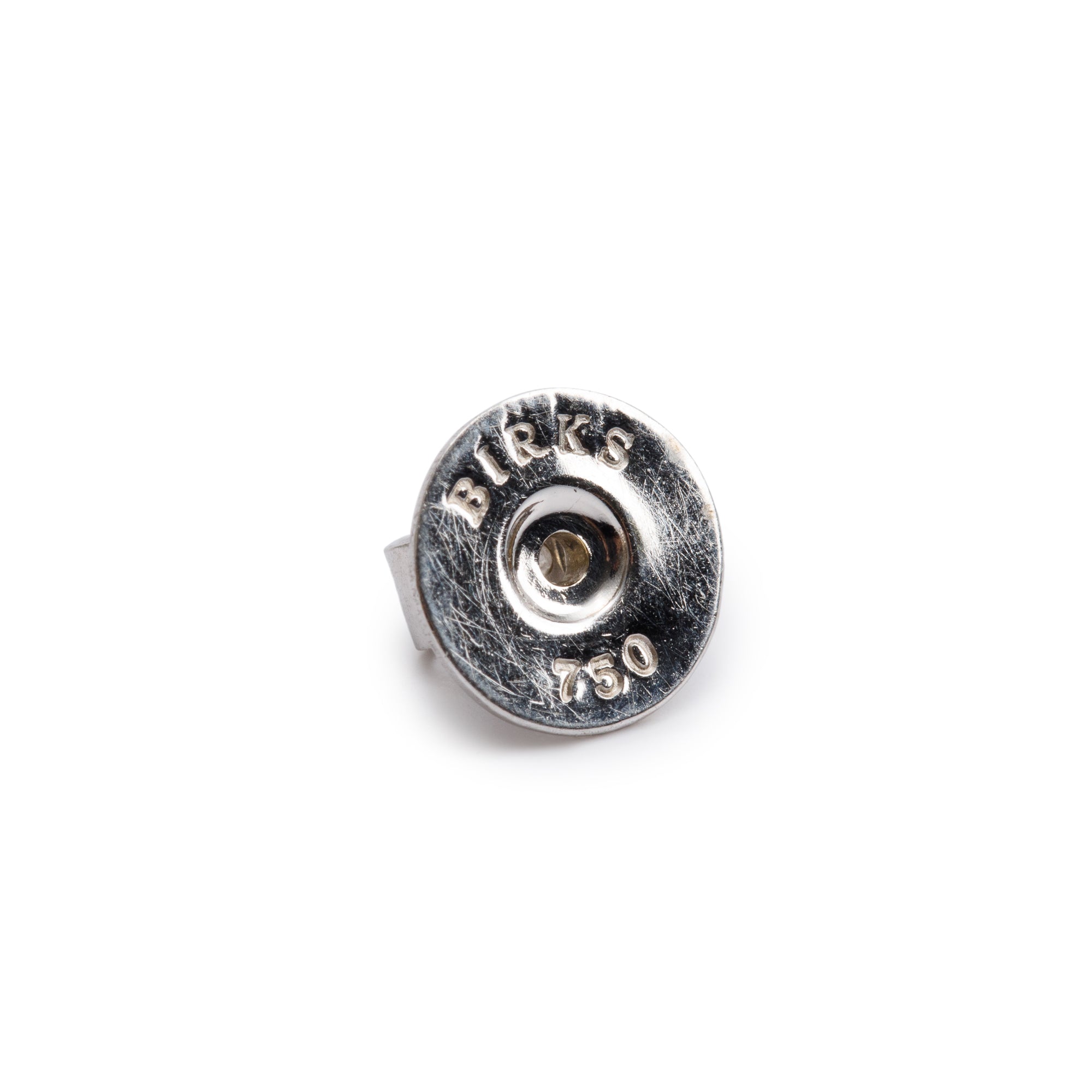 Birks 18k White Gold 1.04 tcw Diamond Stud Earrings