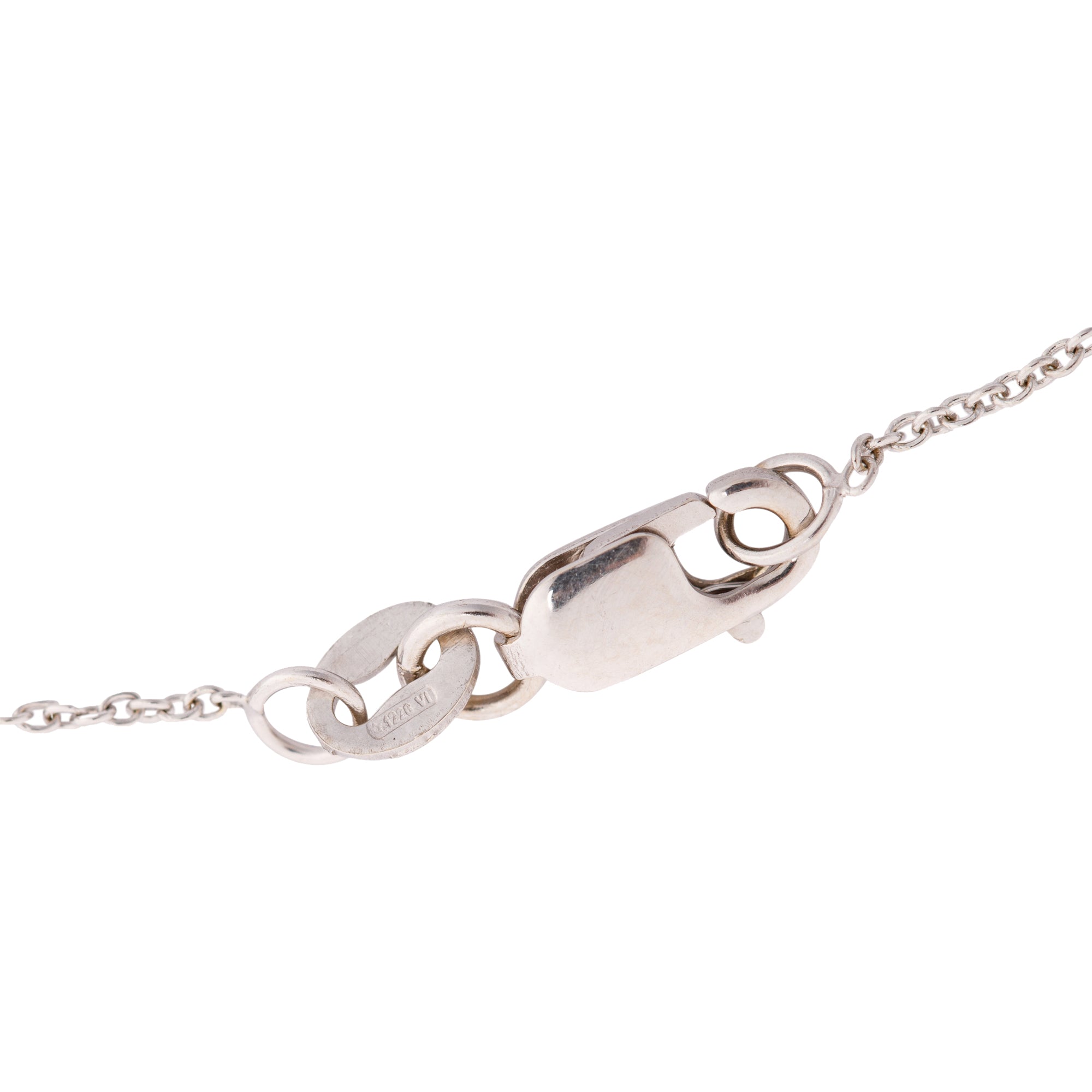 Birks 18k White Gold Diamond Circle of Life Pendant Necklace