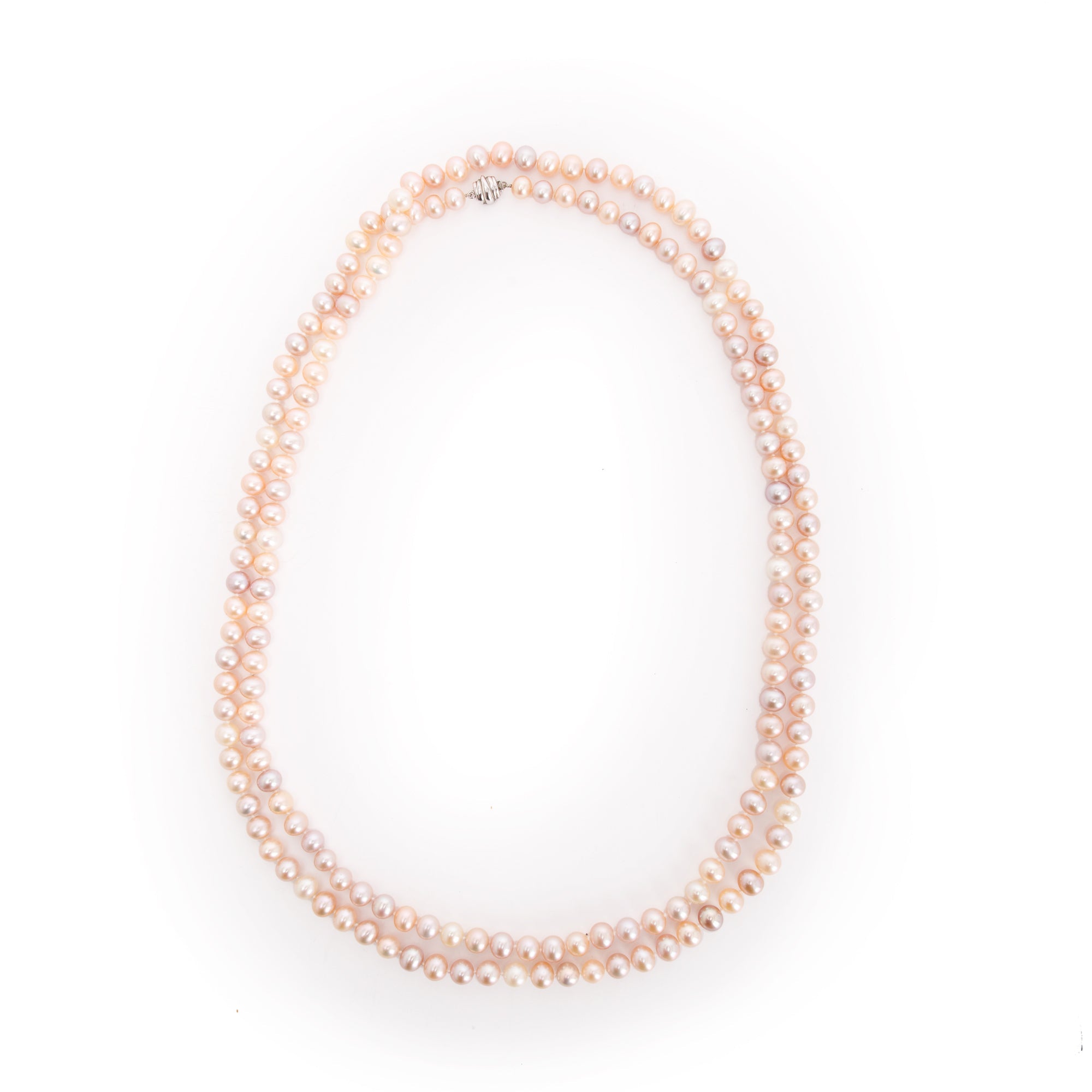 Birks Pearl Necklace, 60" w/ Box