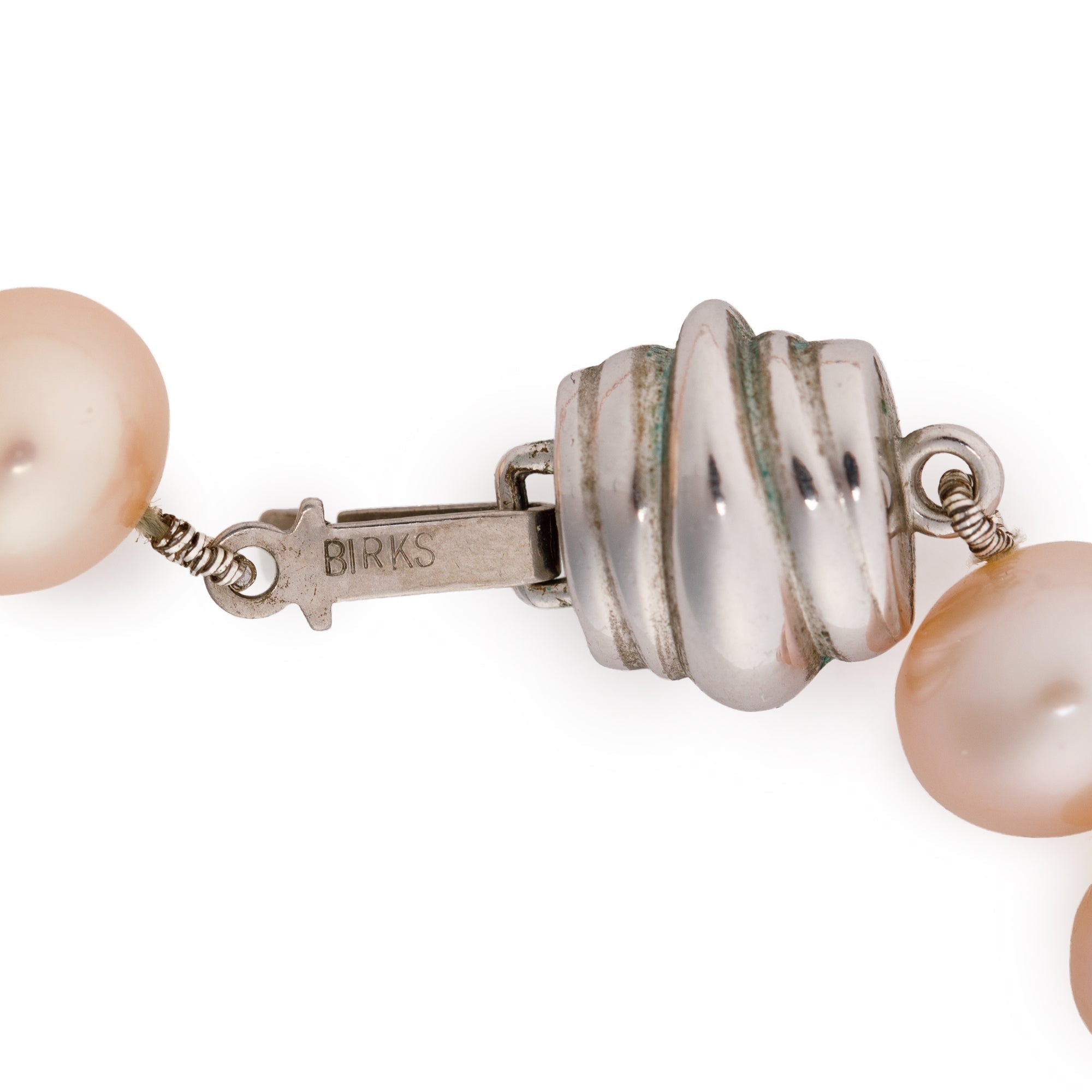 Birks Pearl Necklace, 60" w/ Box