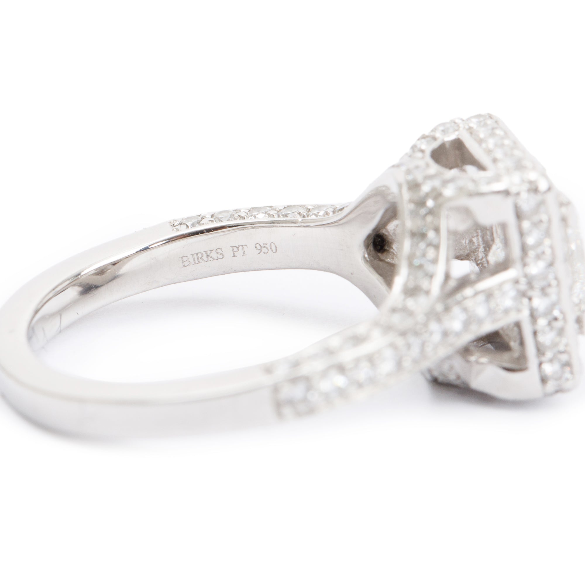 Mid-Century .50 Carat Diamond Engagement Ring By Birks