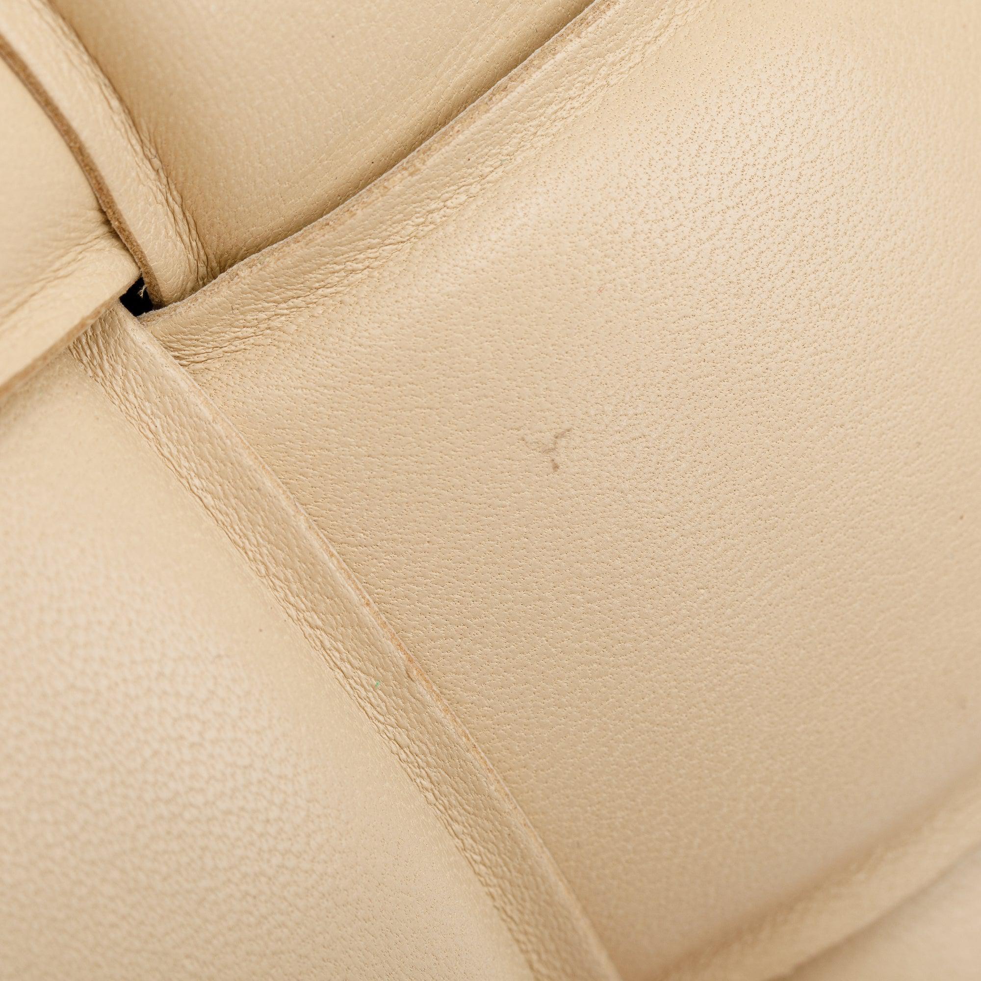 Bottega Veneta Beige Lambskin Leather Classic Padded Cassette Bag