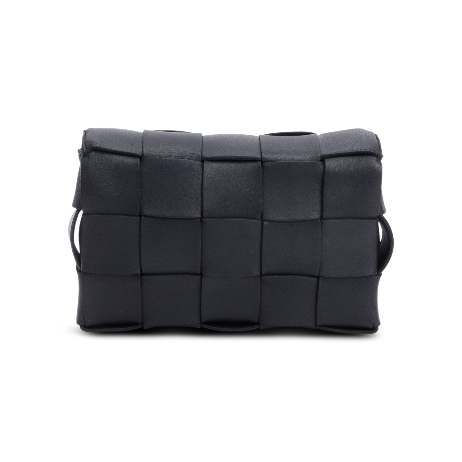 Bottega Veneta Black Intrecciato Cassette Bag