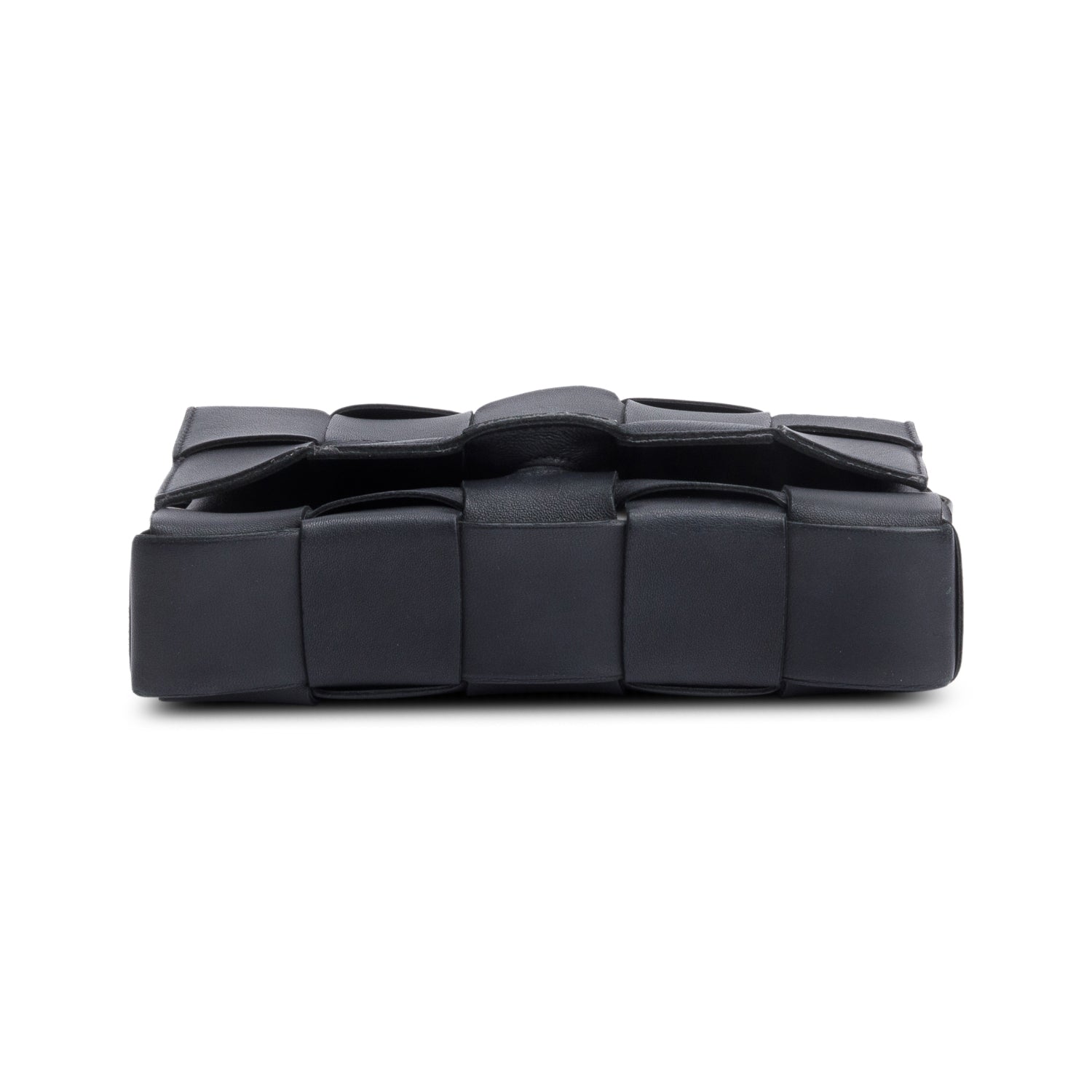 Bottega Veneta Black Intrecciato Cassette Bag