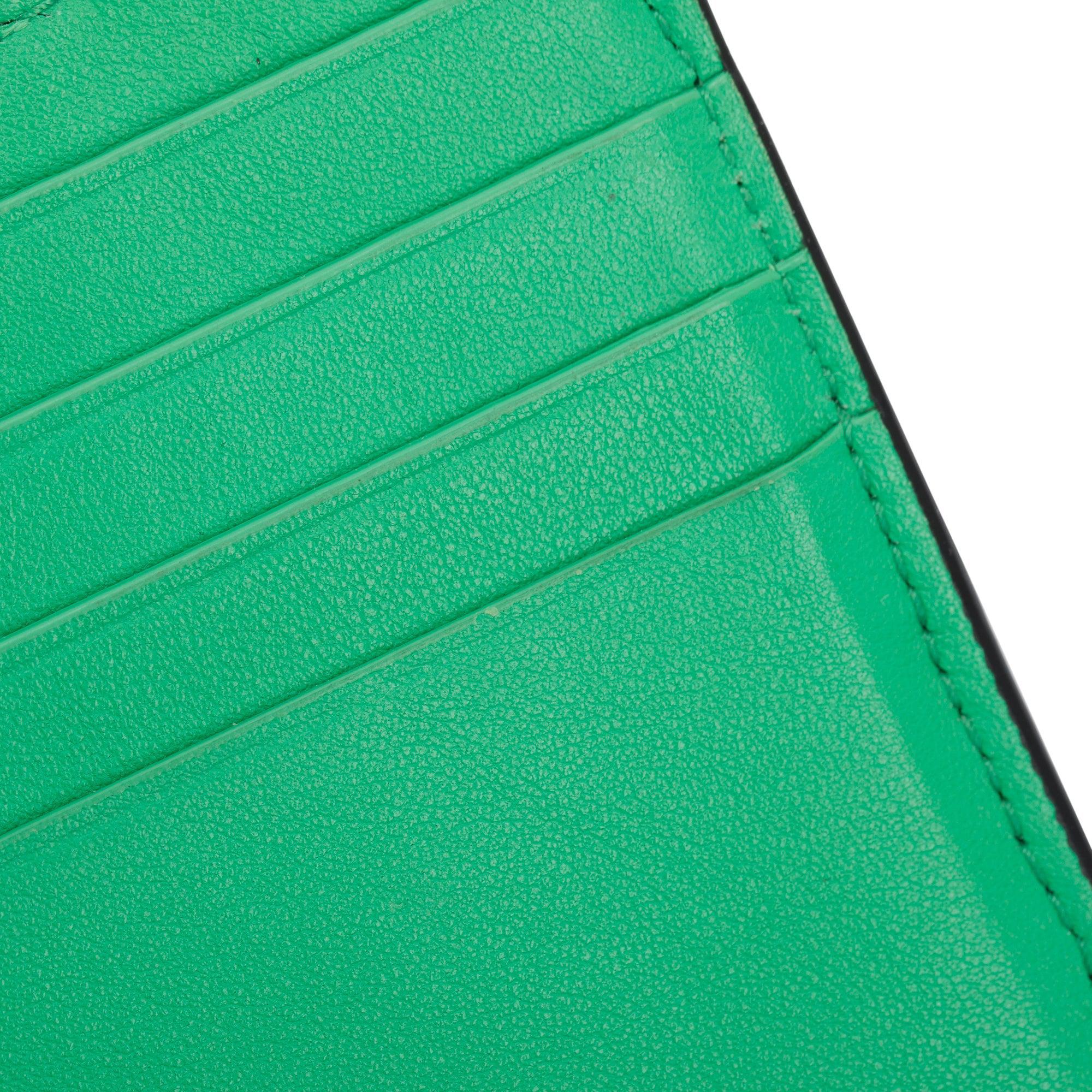 Bottega Veneta Black Intrecciato Leather Bi-Fold Wallet