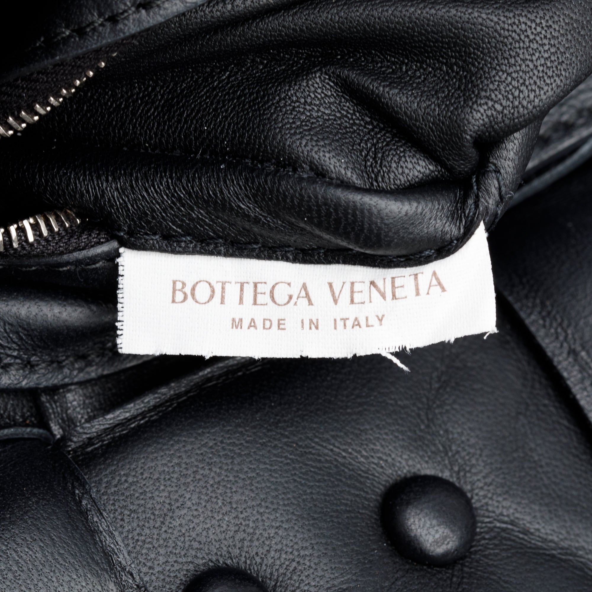 Bottega Veneta Black Nappa Intrecciato Padded Chain Cassette Bag