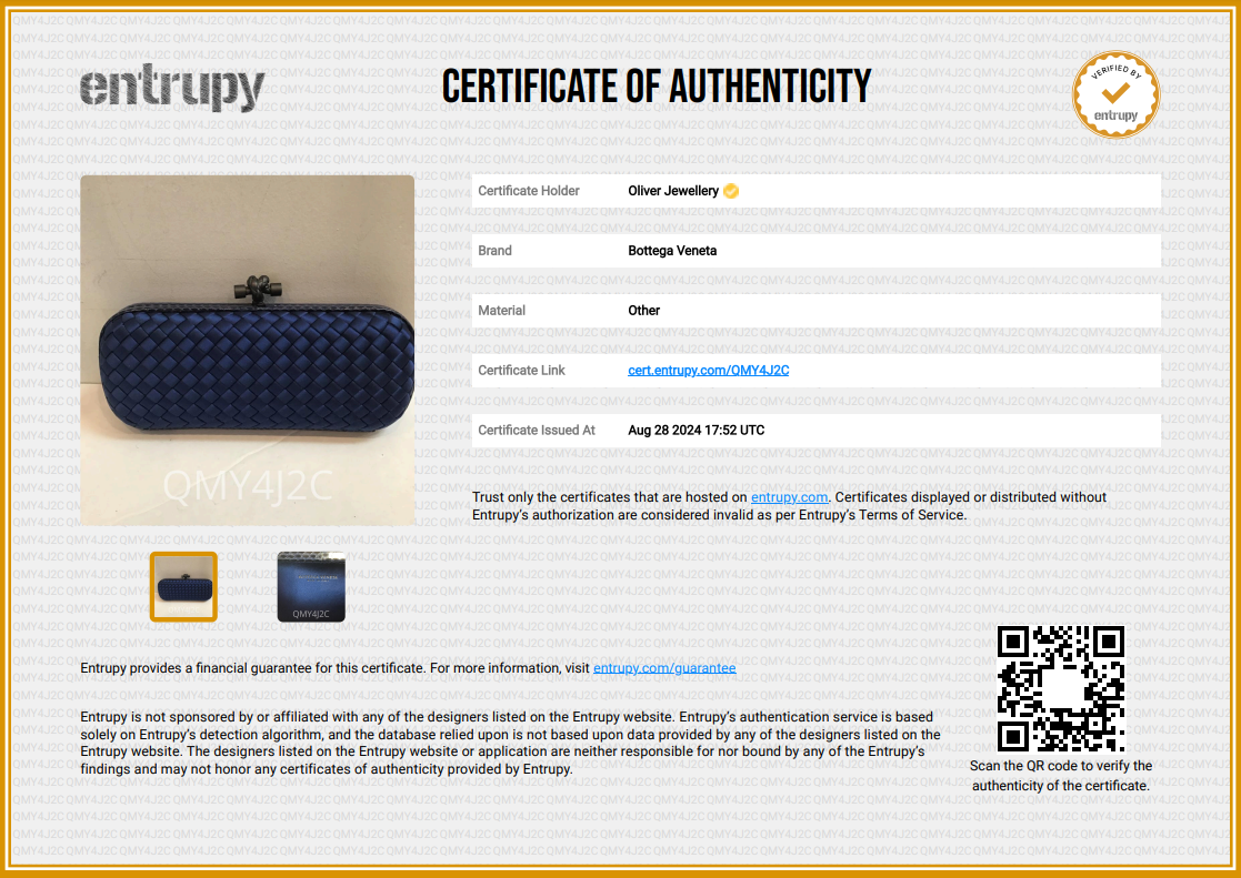 Bottega Veneta Blue Ayers-Trimmed Intrecciato Stretch Knot Clutch