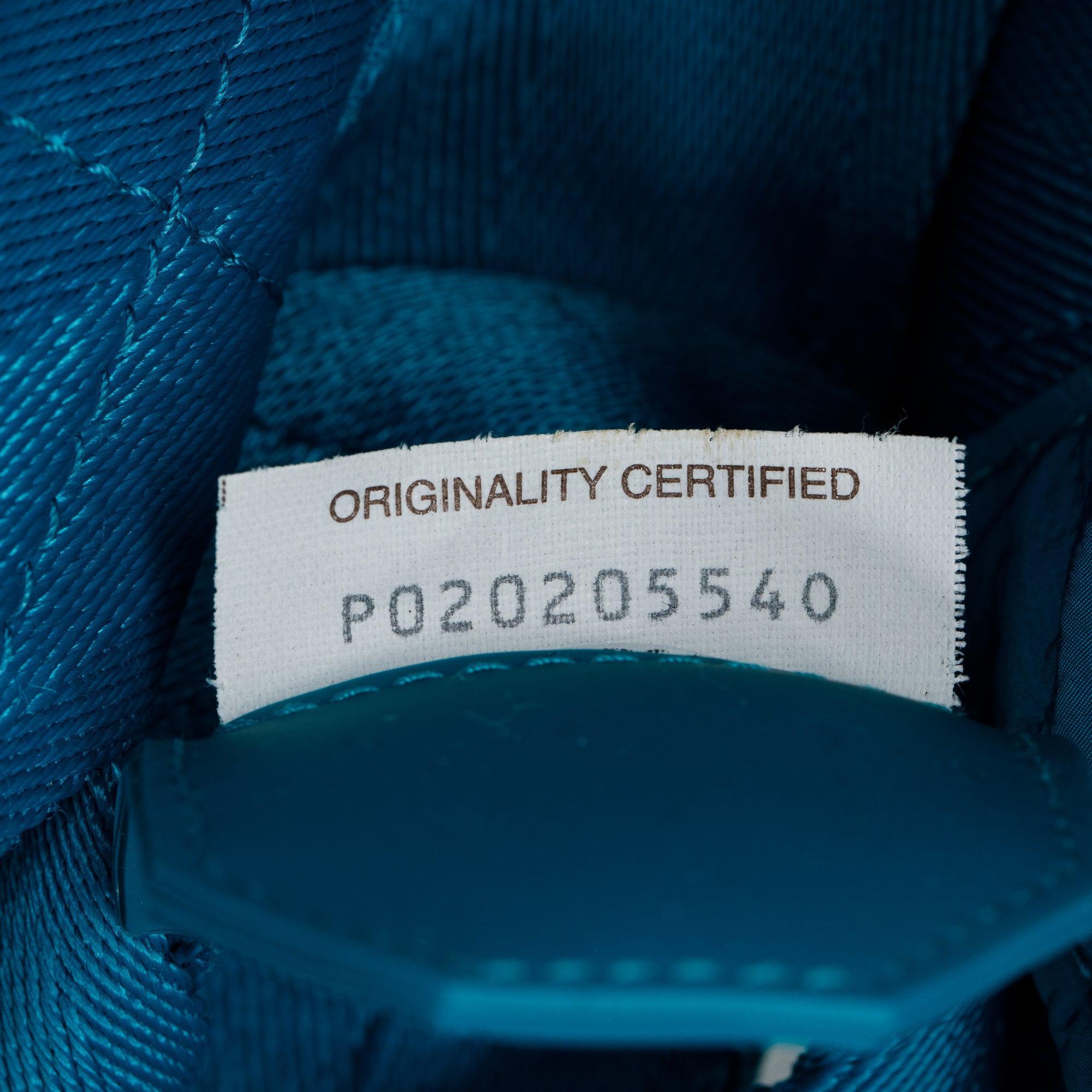 Bottega Veneta Blue Webbing Intrecciato Cassette Bag