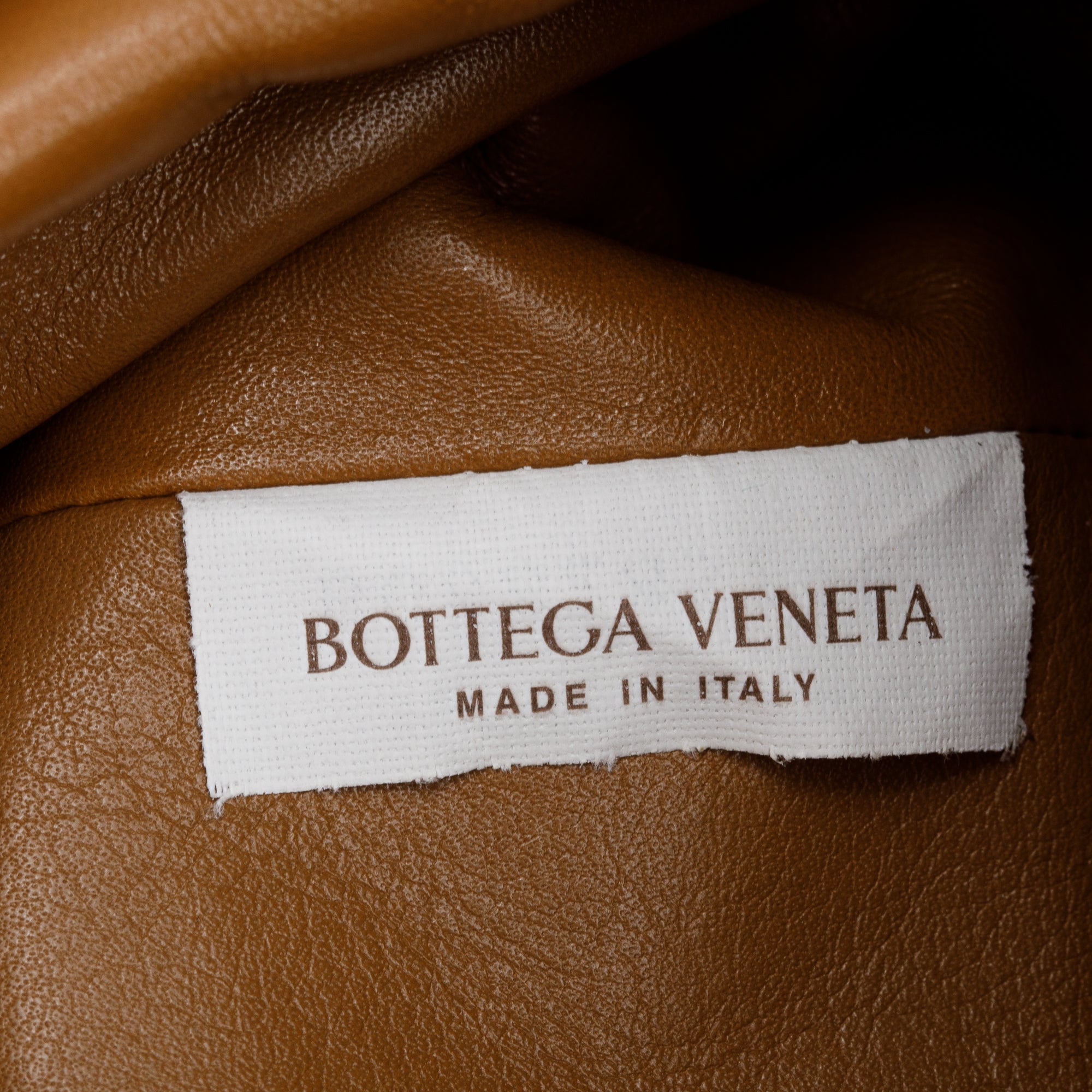 Bottega Veneta Brown Calfskin Leather The Mini Pouch