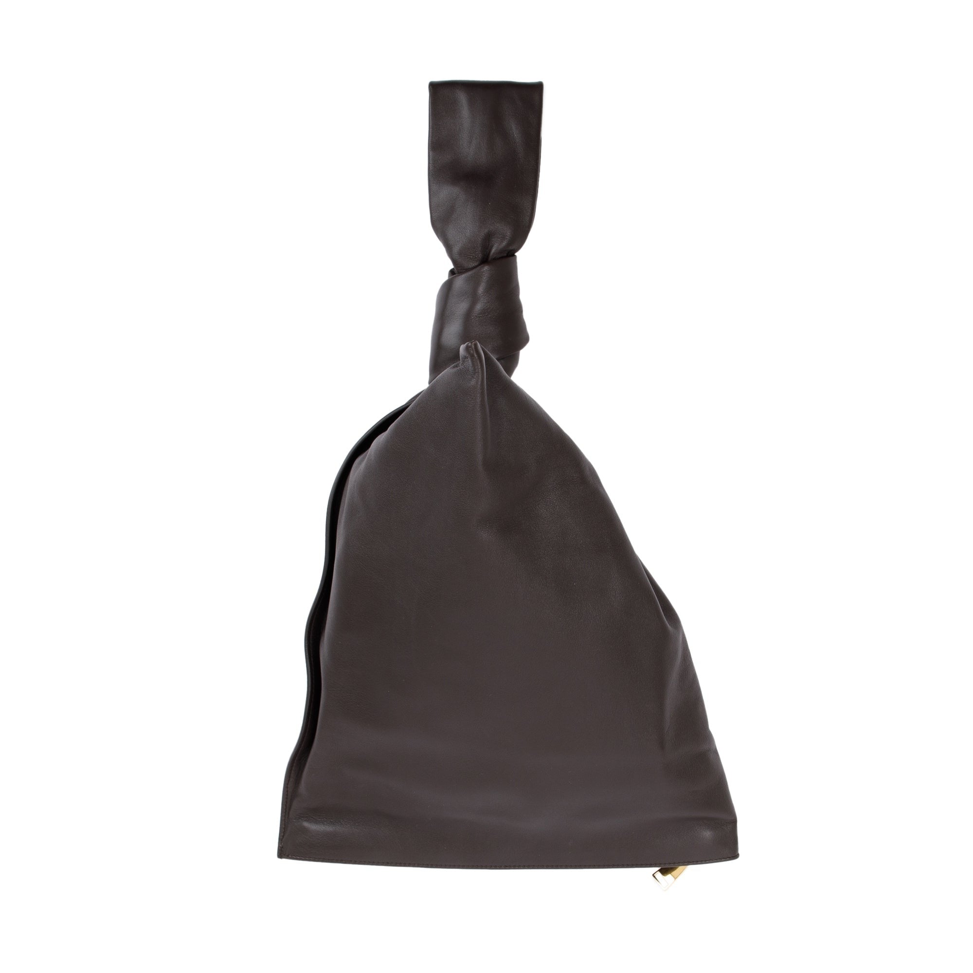 Bottega Veneta Brown Nappa Leather BV Twist Bag