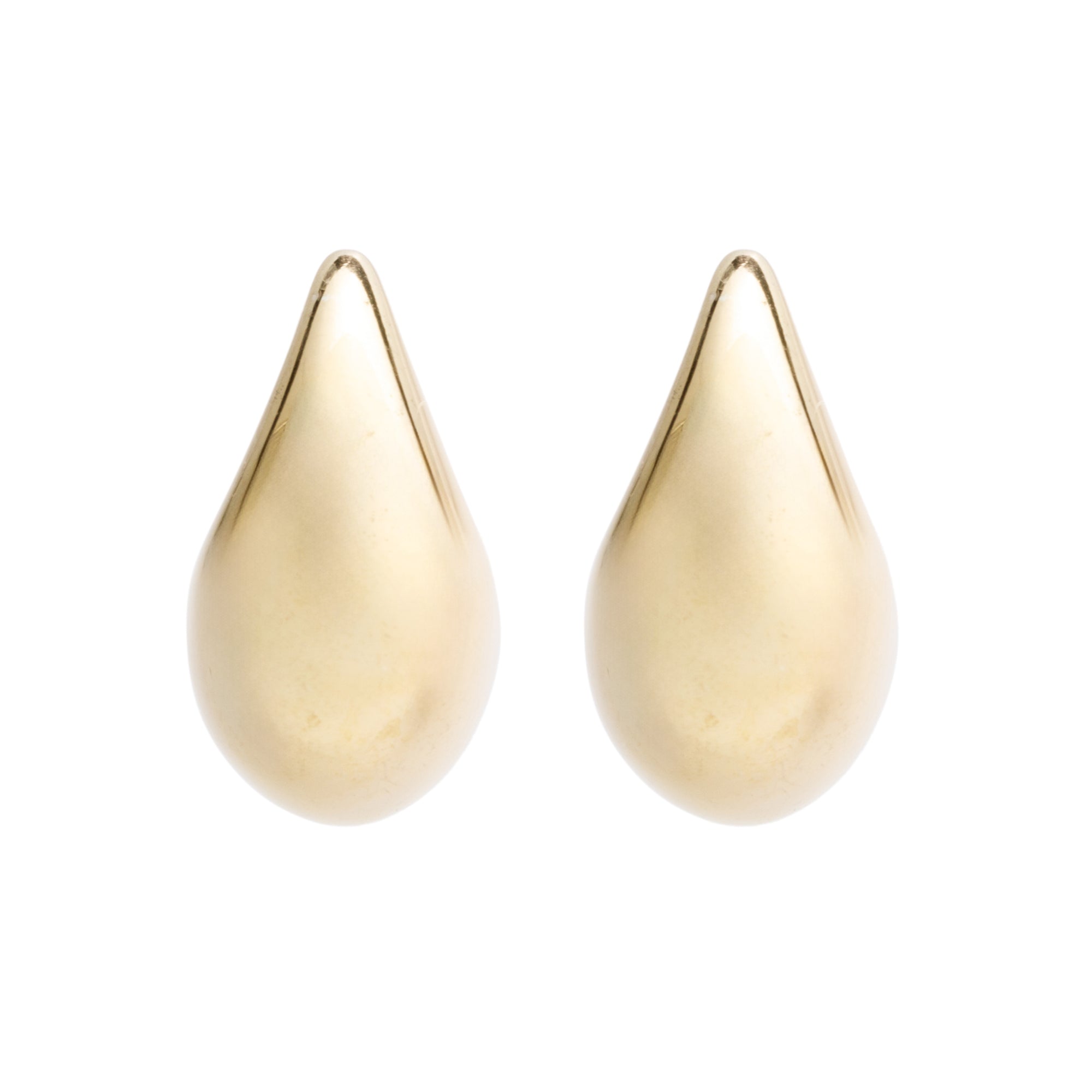 Bottega Veneta Gold-Plated Sterling Silver Teardrop Earrings