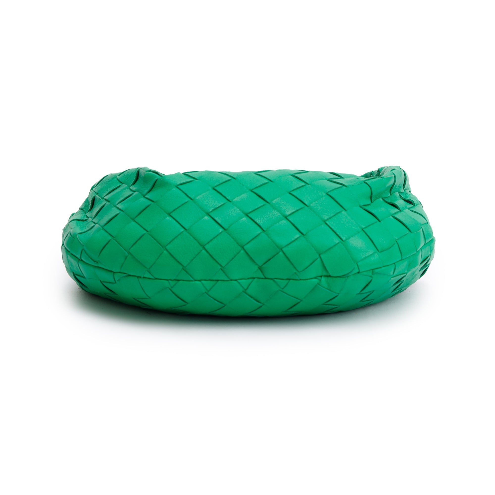 Bottega Veneta Green Intrecciato Leather Mini Jodie Bag