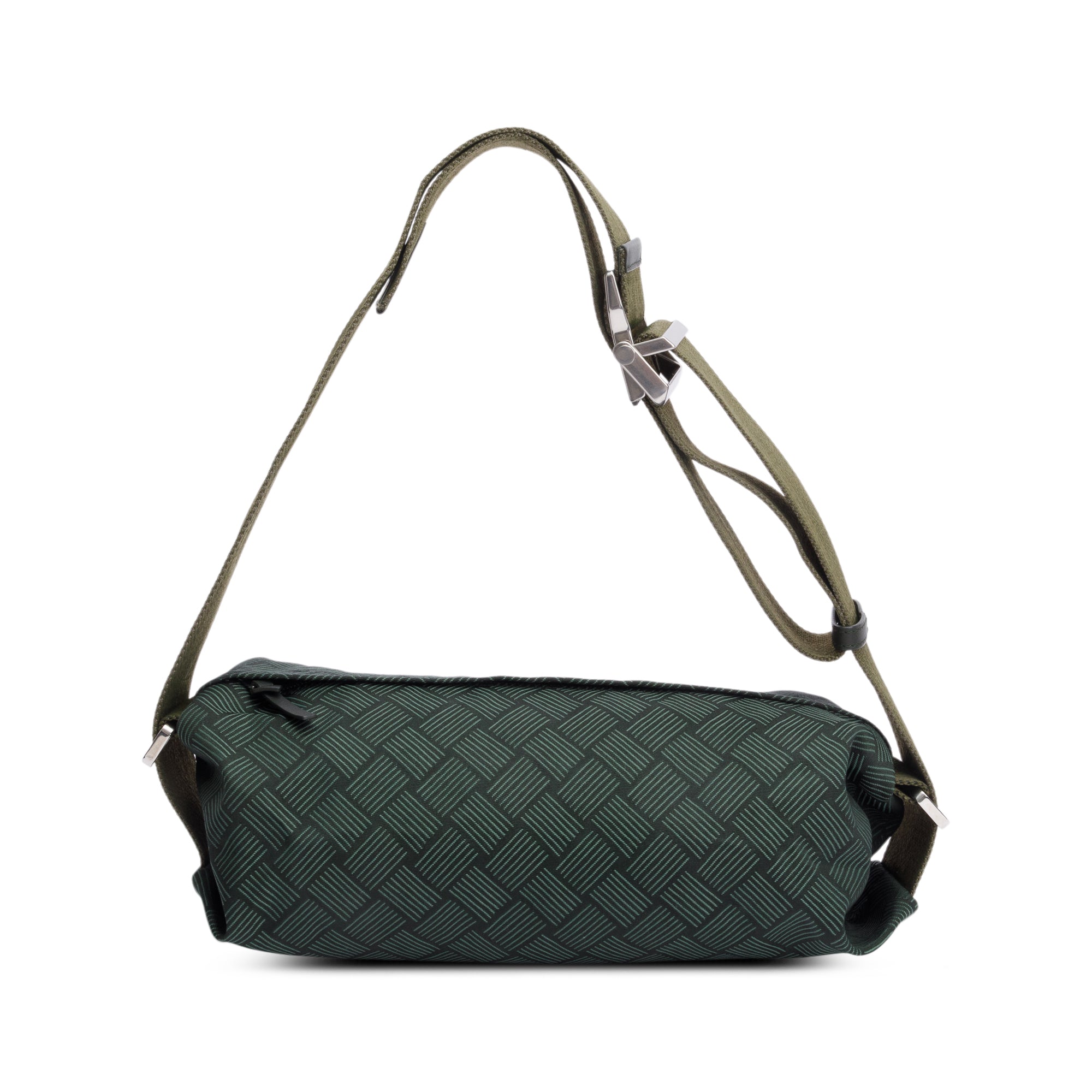 Bottega Veneta Green Nylon Jacquard Belt Bag