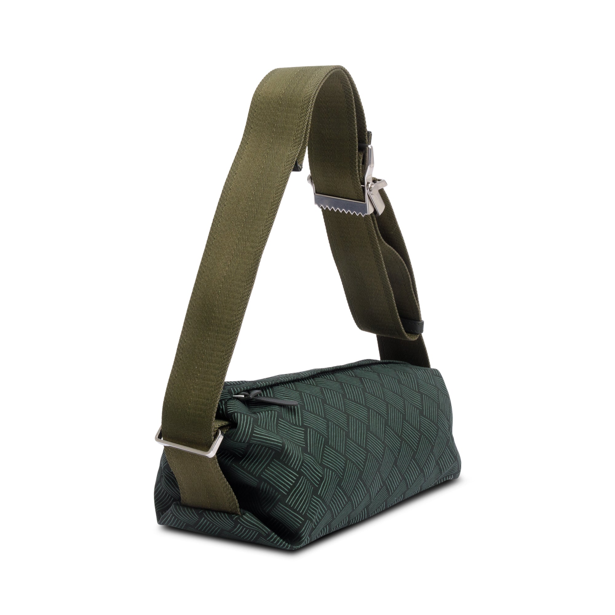 Bottega Veneta Green Nylon Jacquard Belt Bag