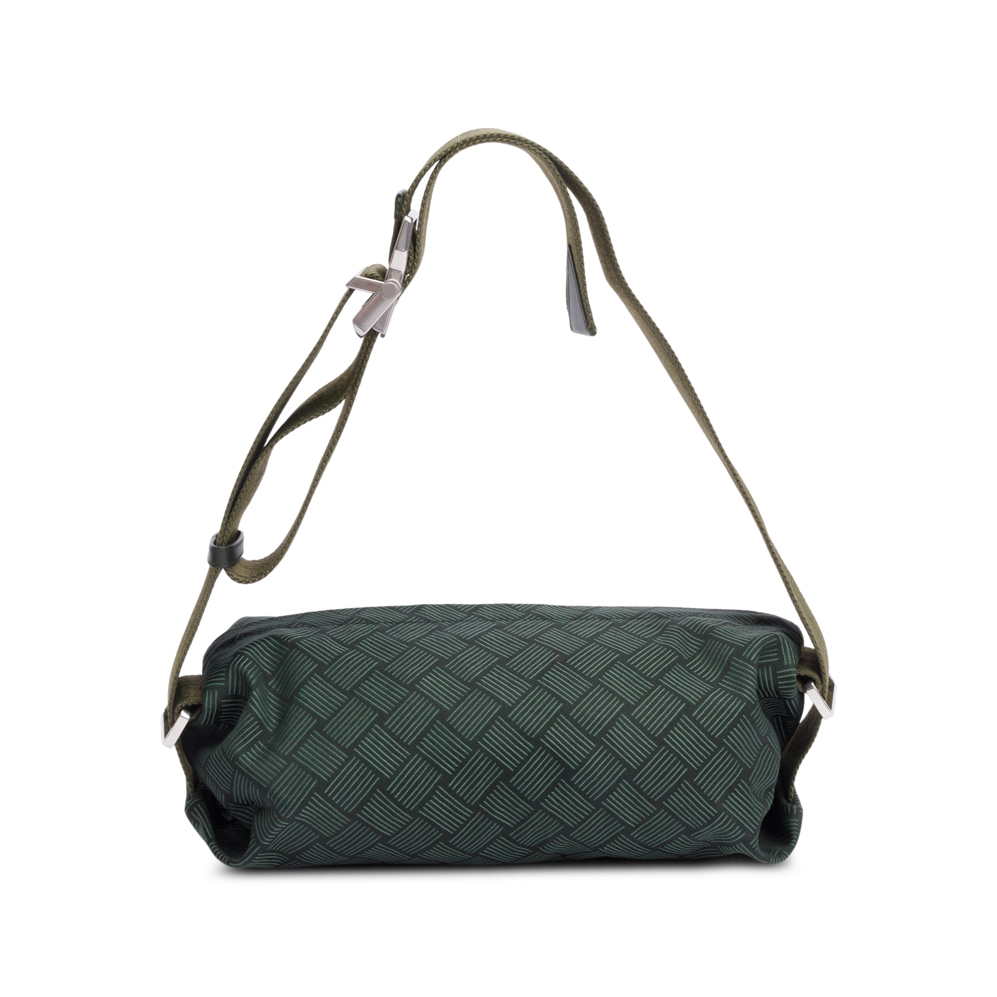 Bottega Veneta Green Nylon Jacquard Belt Bag