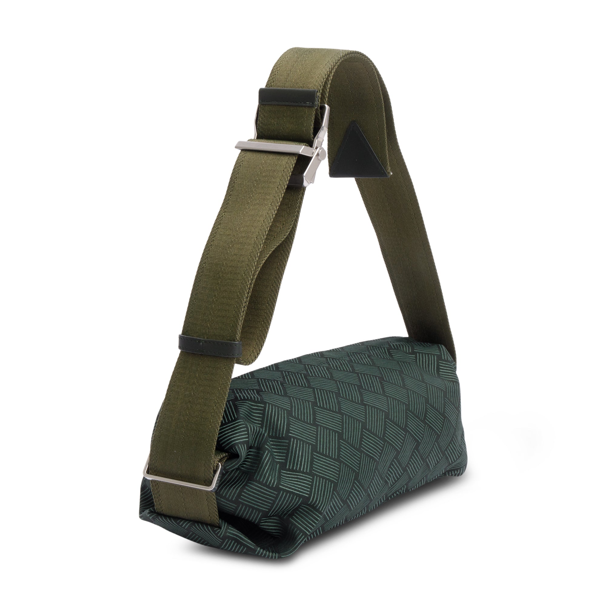 Bottega Veneta Green Nylon Jacquard Belt Bag