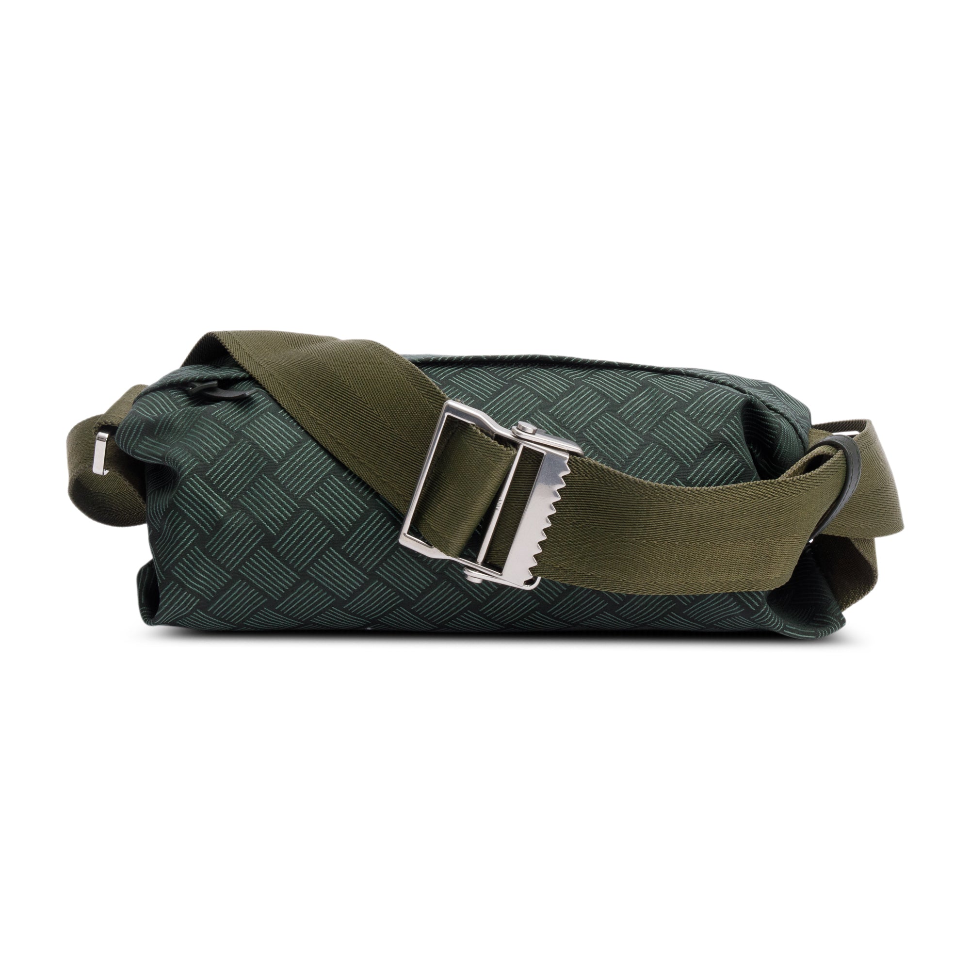 Bottega Veneta Green Nylon Jacquard Belt Bag