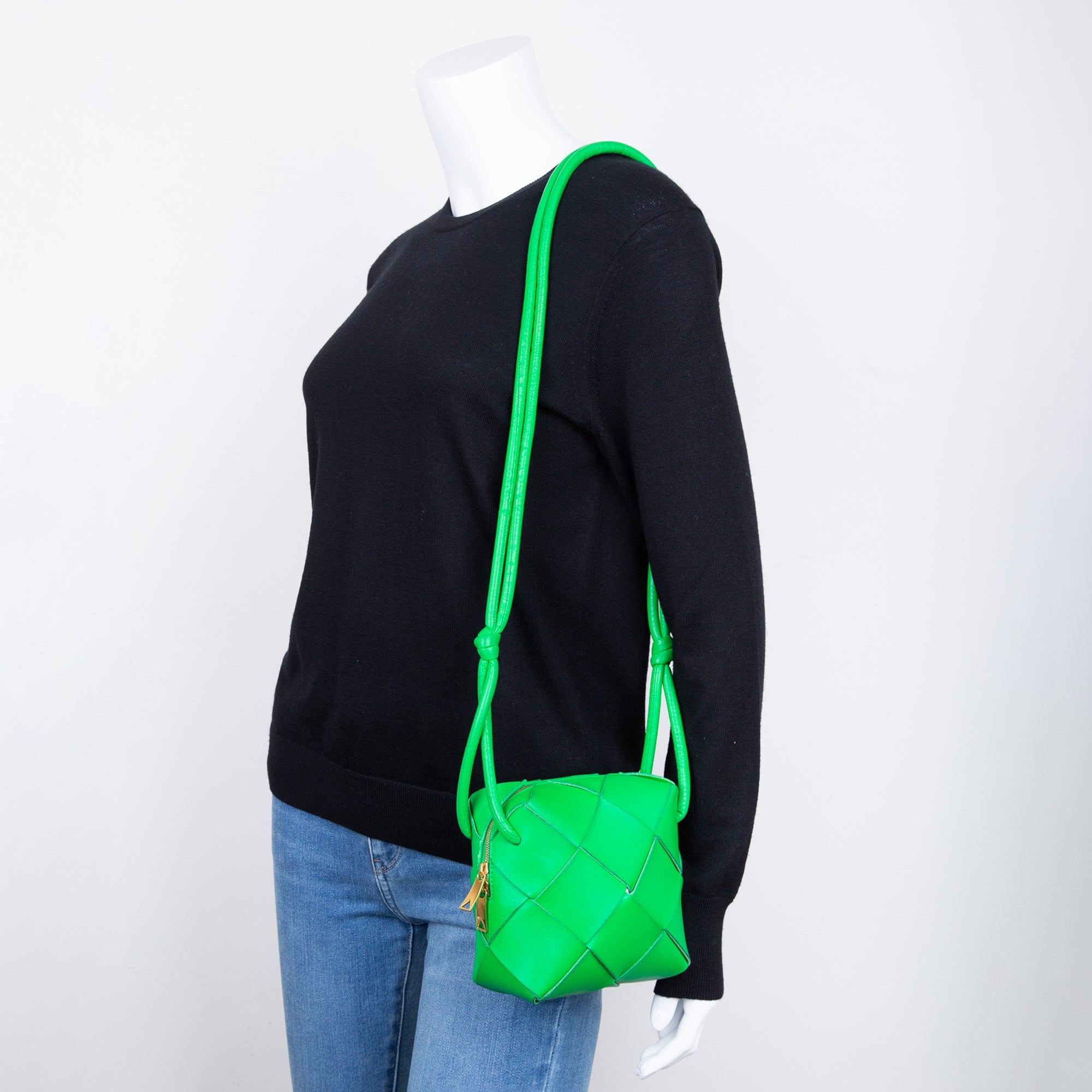 Bottega Veneta Intrecciato Mini Cassette Camera Bag