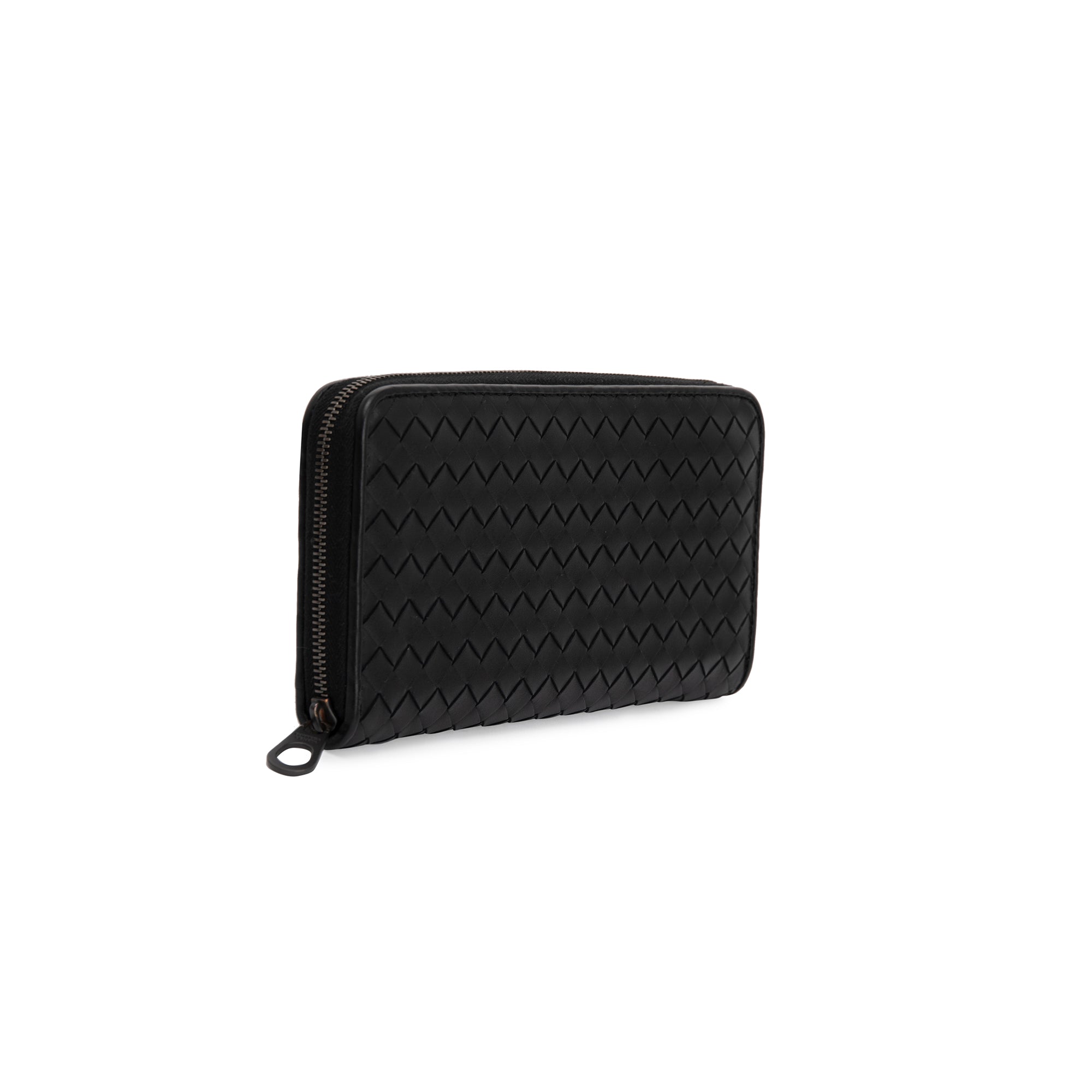 Bottega Veneta Intrecciato Zip Around Wallet