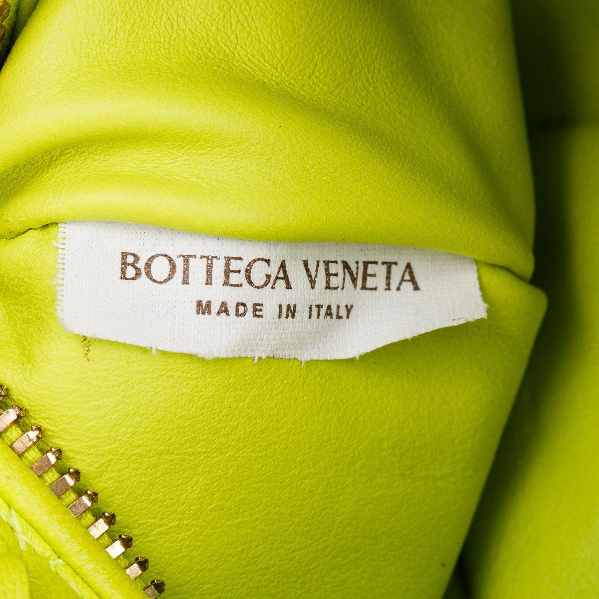Bottega Veneta Kiwi Intrecciato Leather Mini Jodie Bag