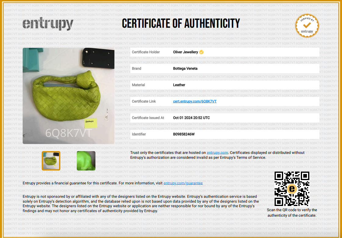 Bottega Veneta Kiwi Intrecciato Leather Mini Jodie Bag