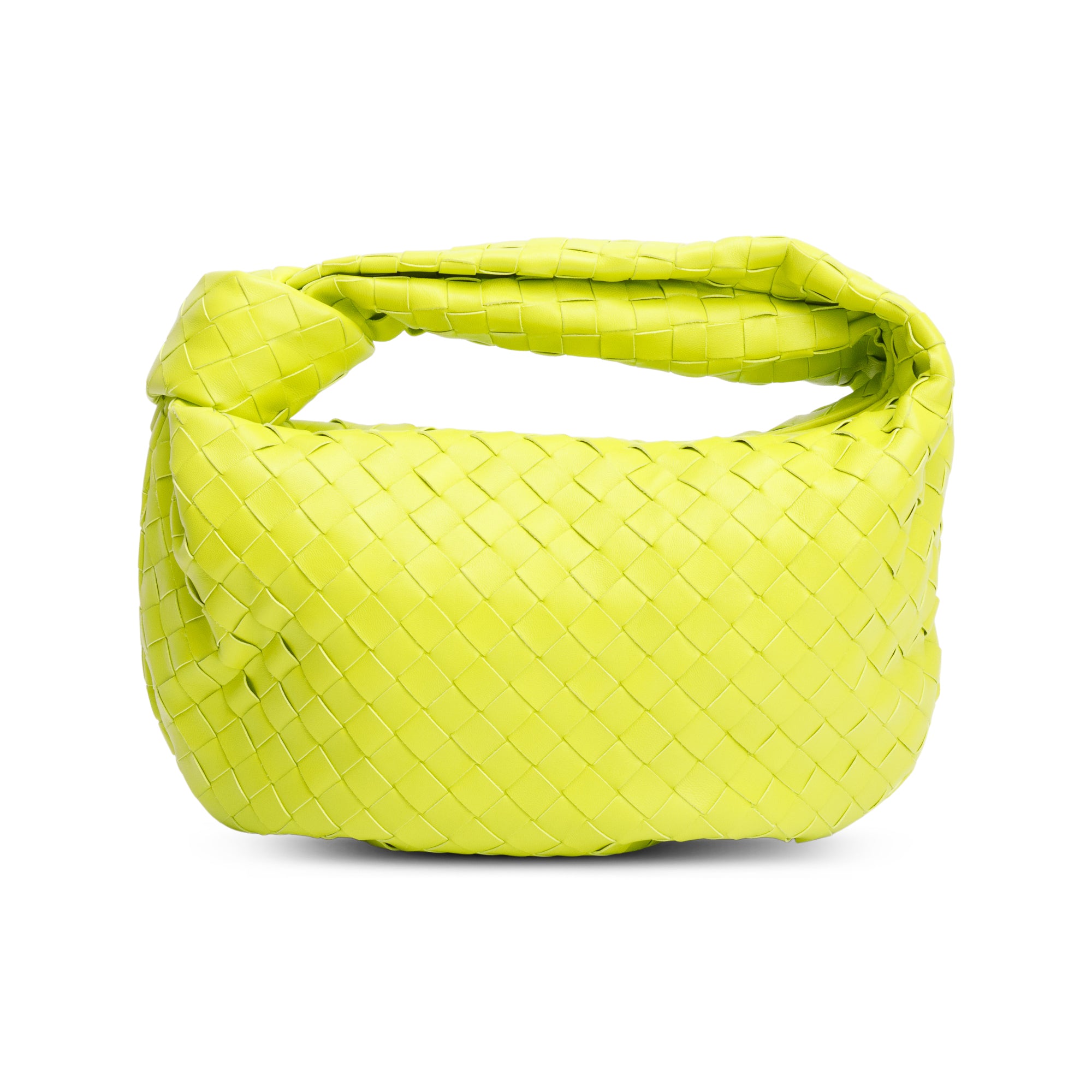 Bottega Veneta Kiwi Intrecciato Leather Teen Jodie Bag