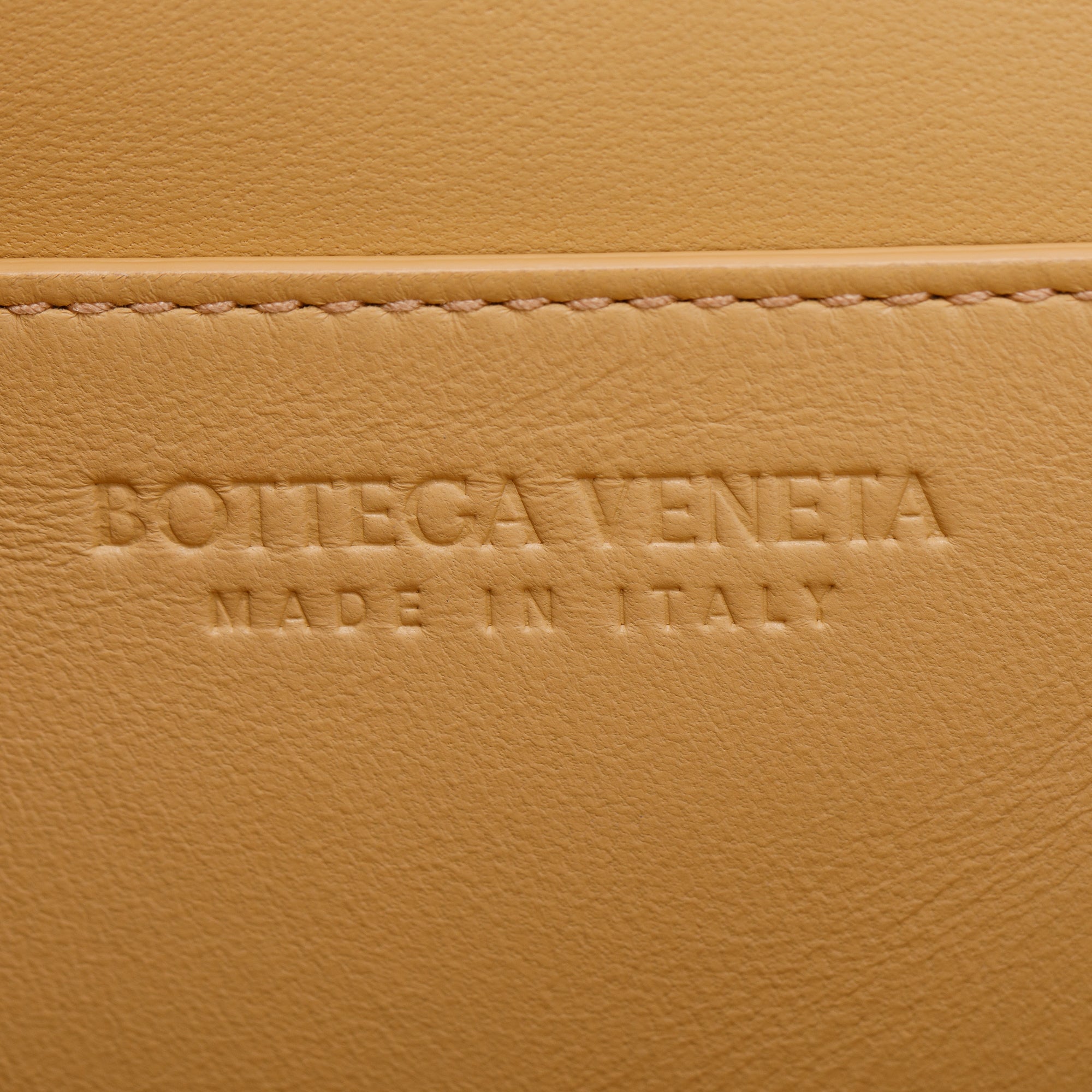 Bottega Veneta Neutral Leather The Tip Handle Bag