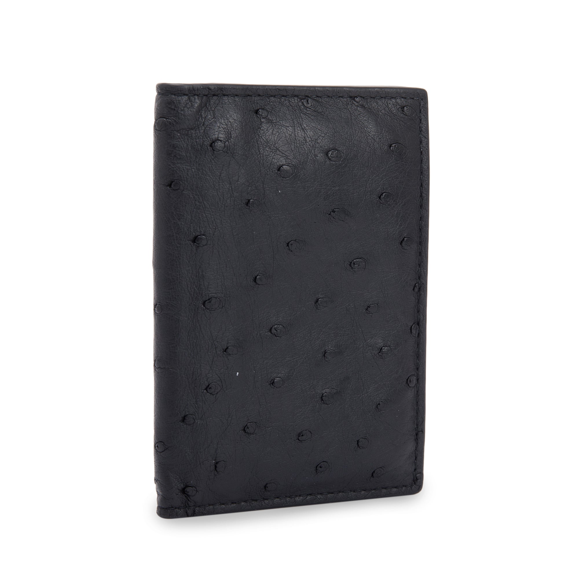 Bottega Veneta Ostrich Card Holder w/ Box