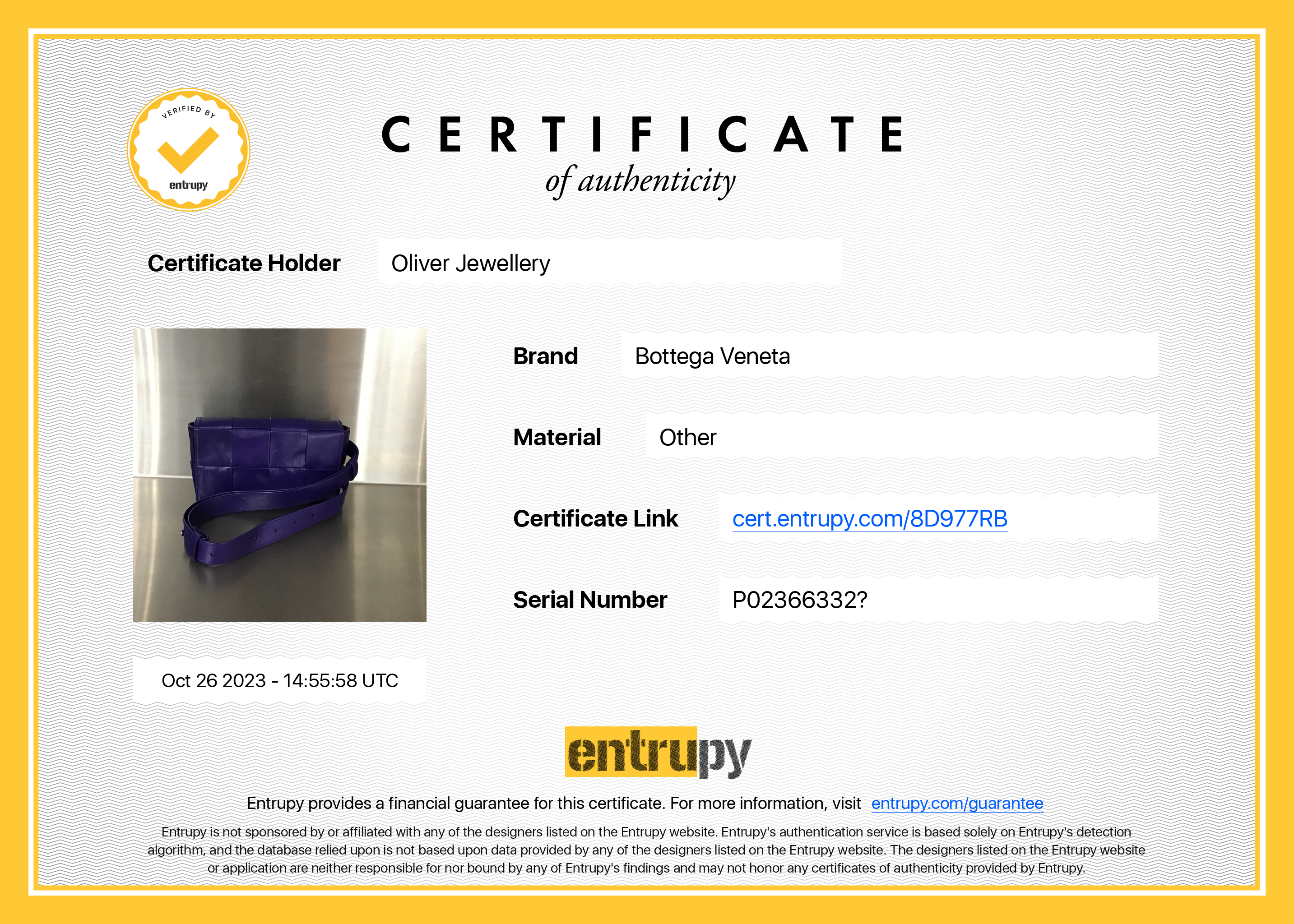 Bottega Veneta Purple Nappa Leather Intrecciato Cassette Belt Bag