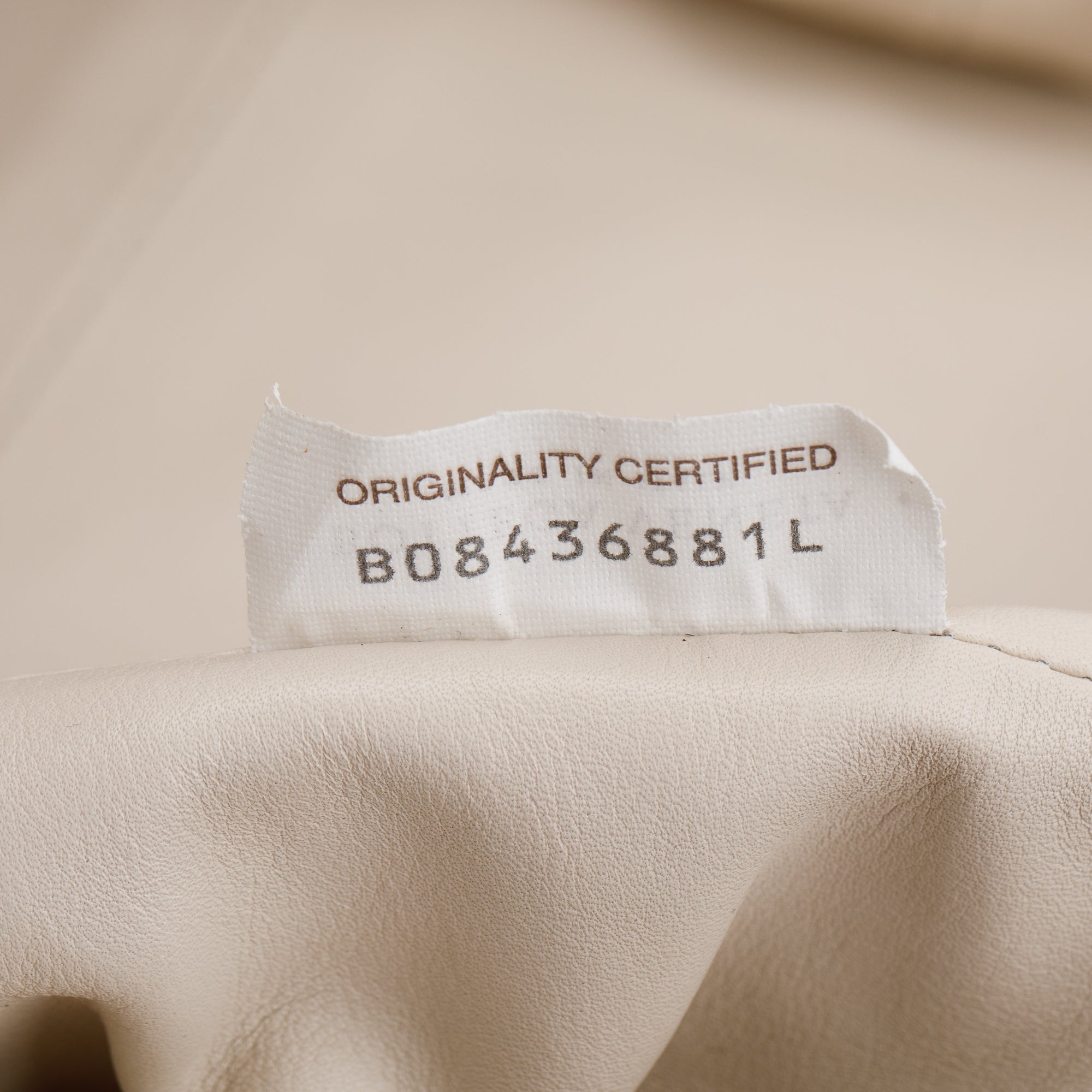 Bottega Veneta White Calfskin Leather The Classic Large Pouch w/ Box