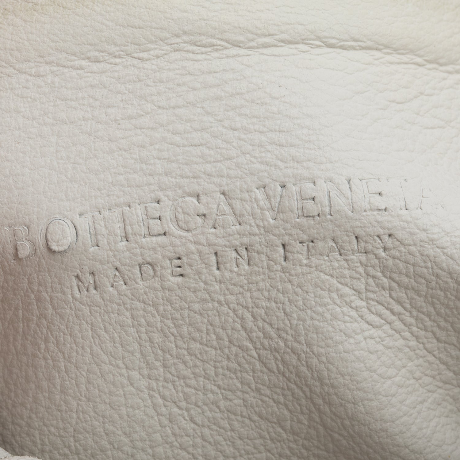 Bottega Veneta White Intrecciato Leather Mini Jodie Bag