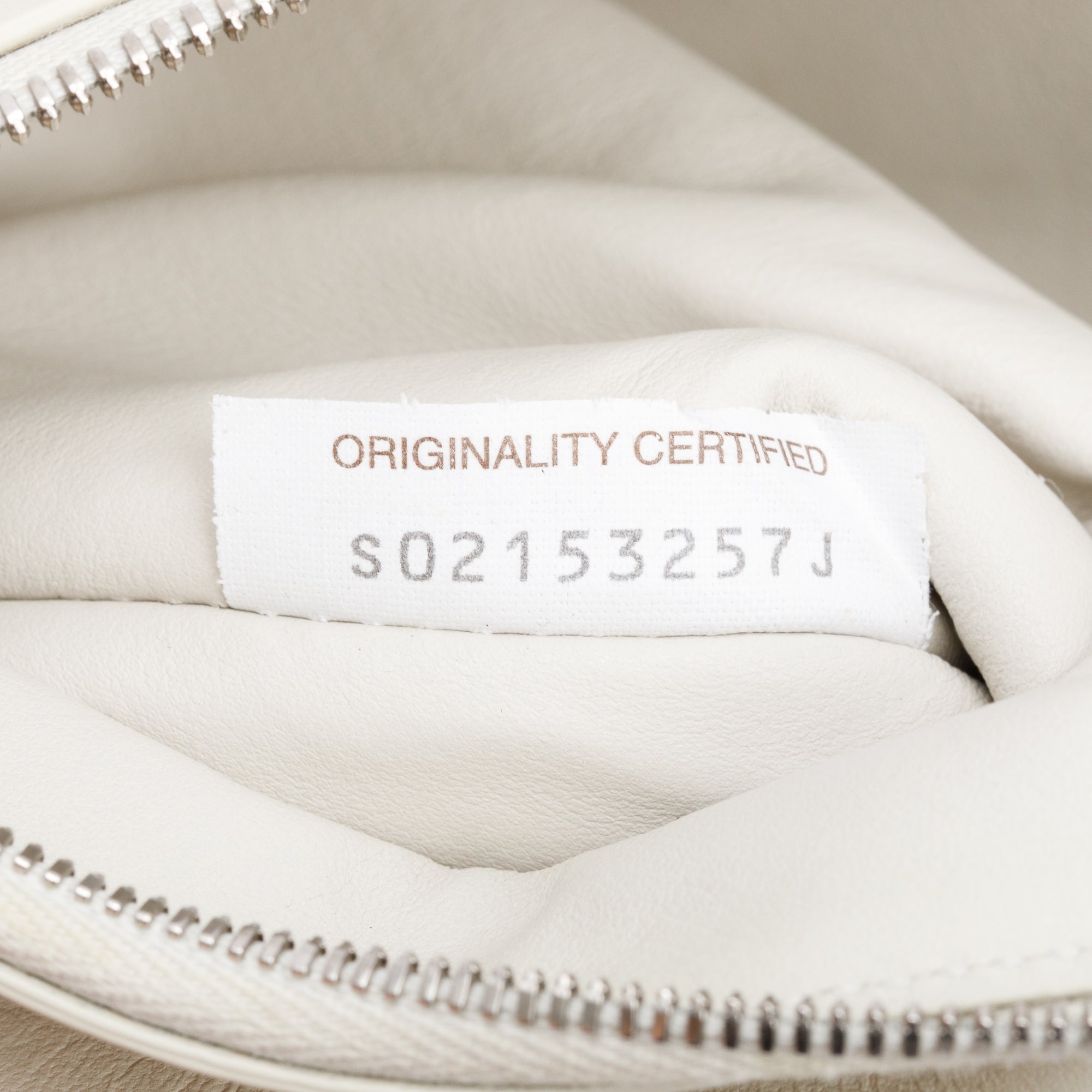 Bottega Veneta White Intrecciato Nappa Leather Double Pouch Crossbody Bag