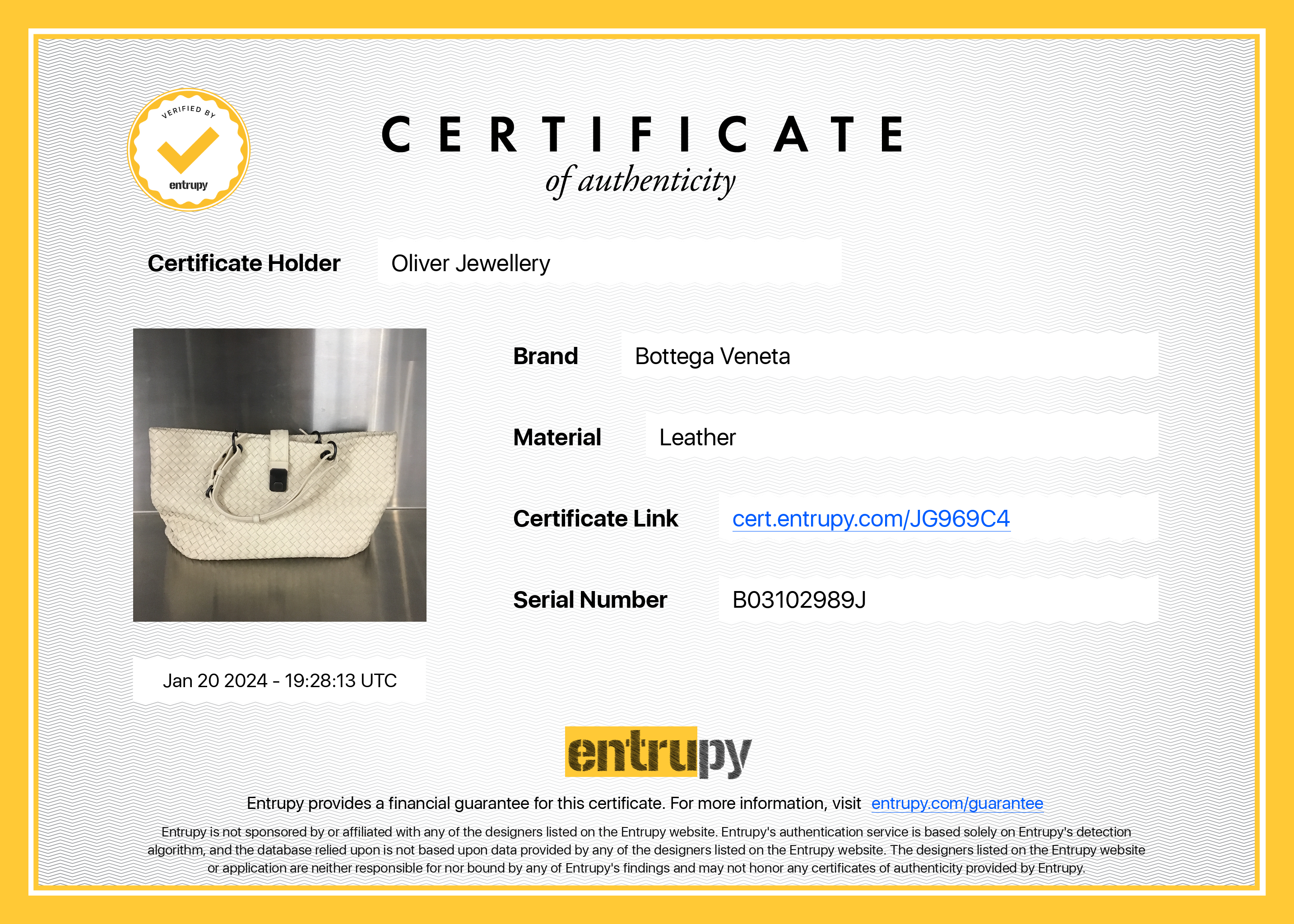 Bottega Veneta White Intrecciato Nappa Leather Large Capi Tote