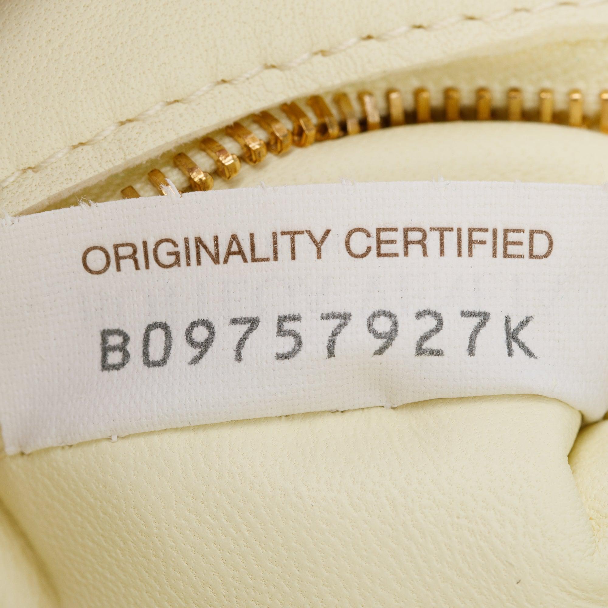 Bottega Veneta Yellow Nappa Intrecciato Padded Cassette Bag