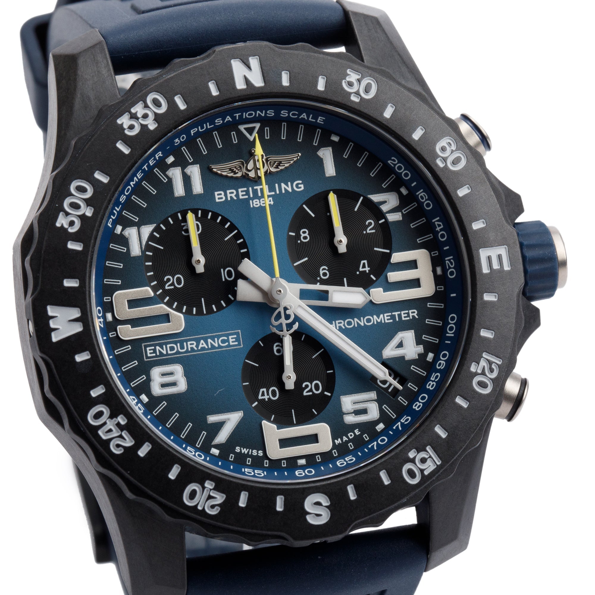 Breitling Breitlight Black Polymer Endurance Pro 44MM Watch X82310 w/ Box & Papers