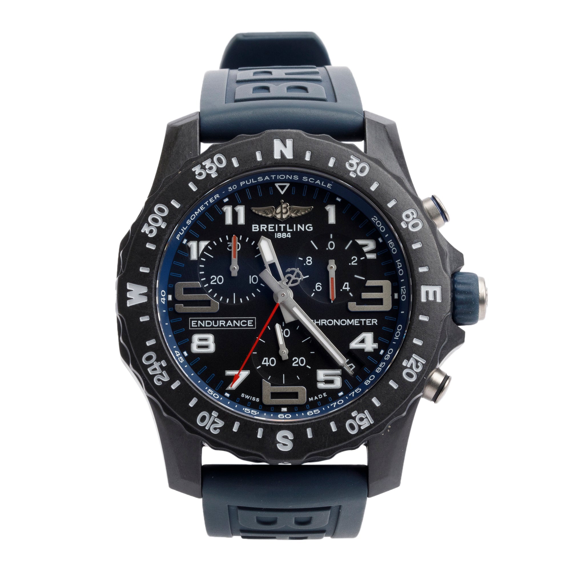 Breitling Breitlight Black Polymer Endurance Pro 44MM Watch X82310 w/ Box & Papers