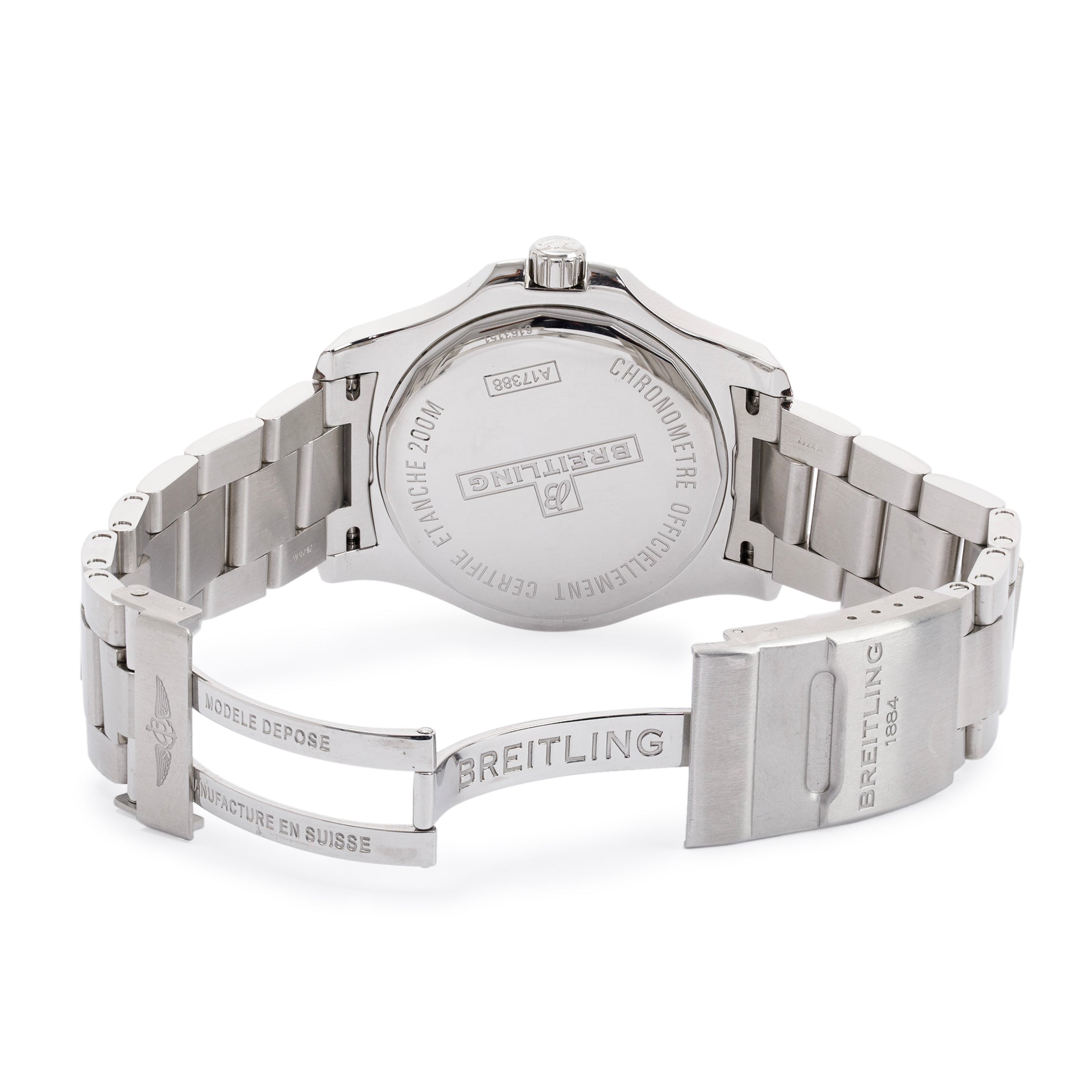 Breitling Colt Automatic 44 MM Watch w/ Box & Papers