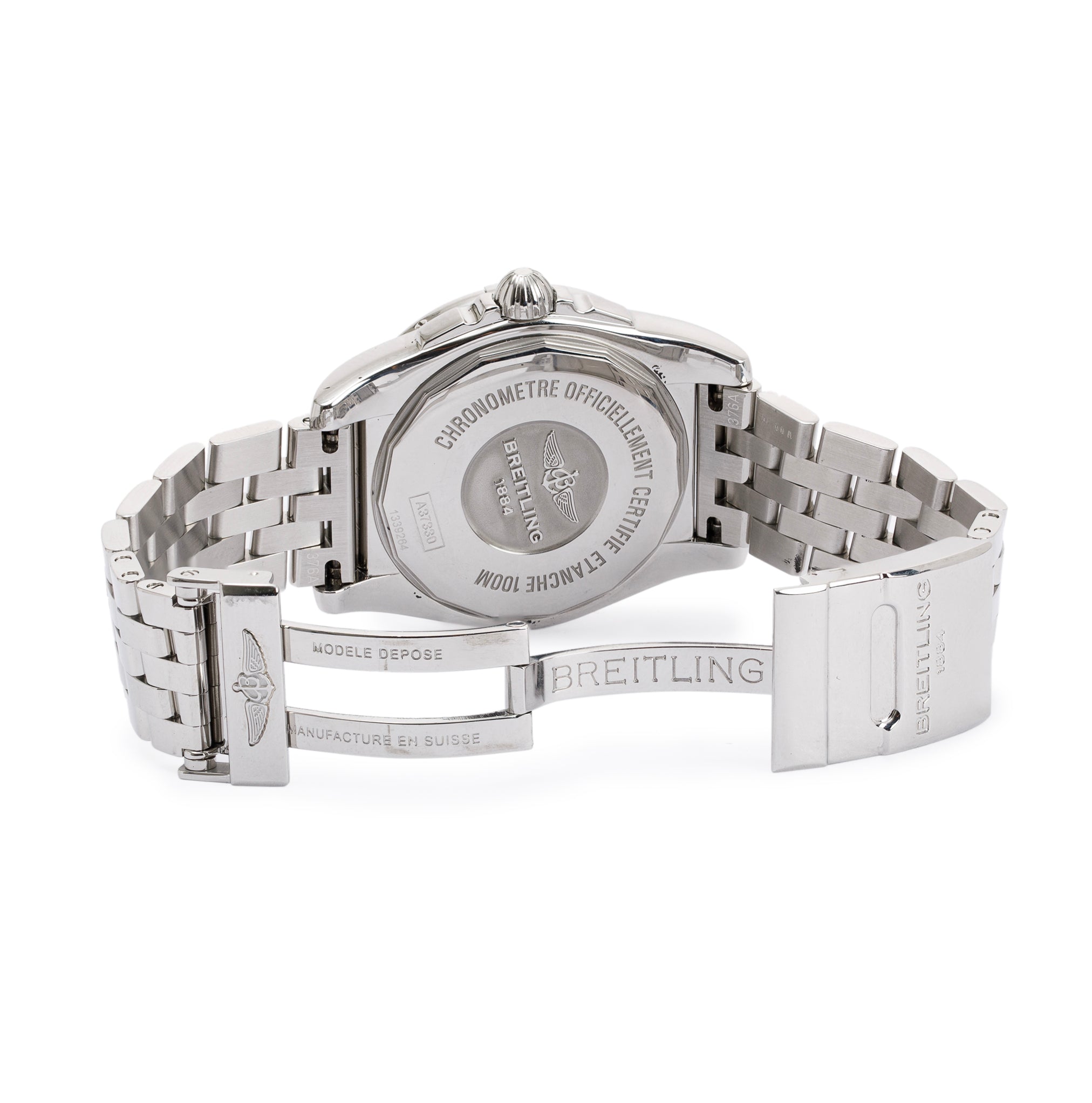 Breitling Galactic 36 MM Automatic Watch w/ Box & Papers
