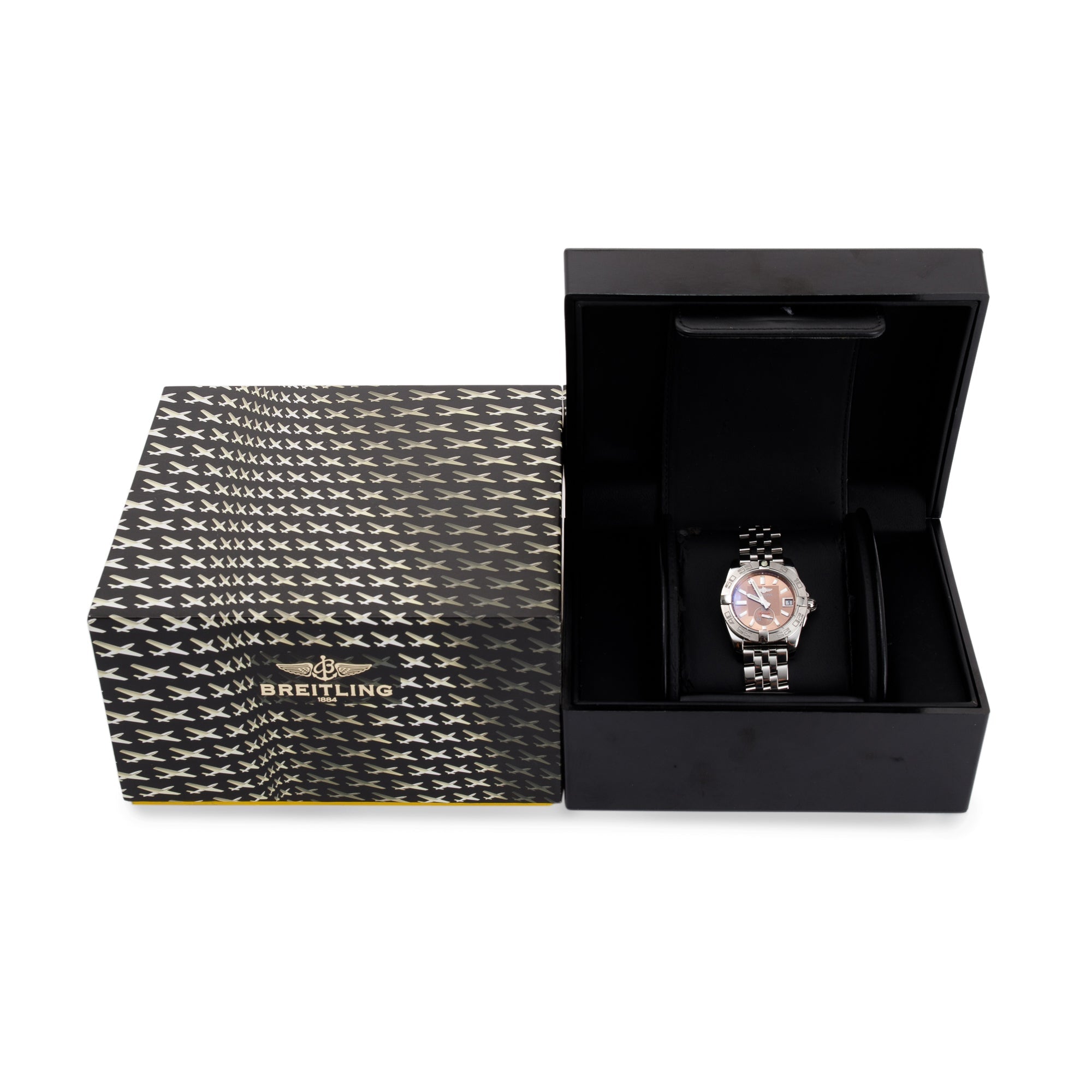 Breitling Galactic 36 MM Automatic Watch w/ Box & Papers