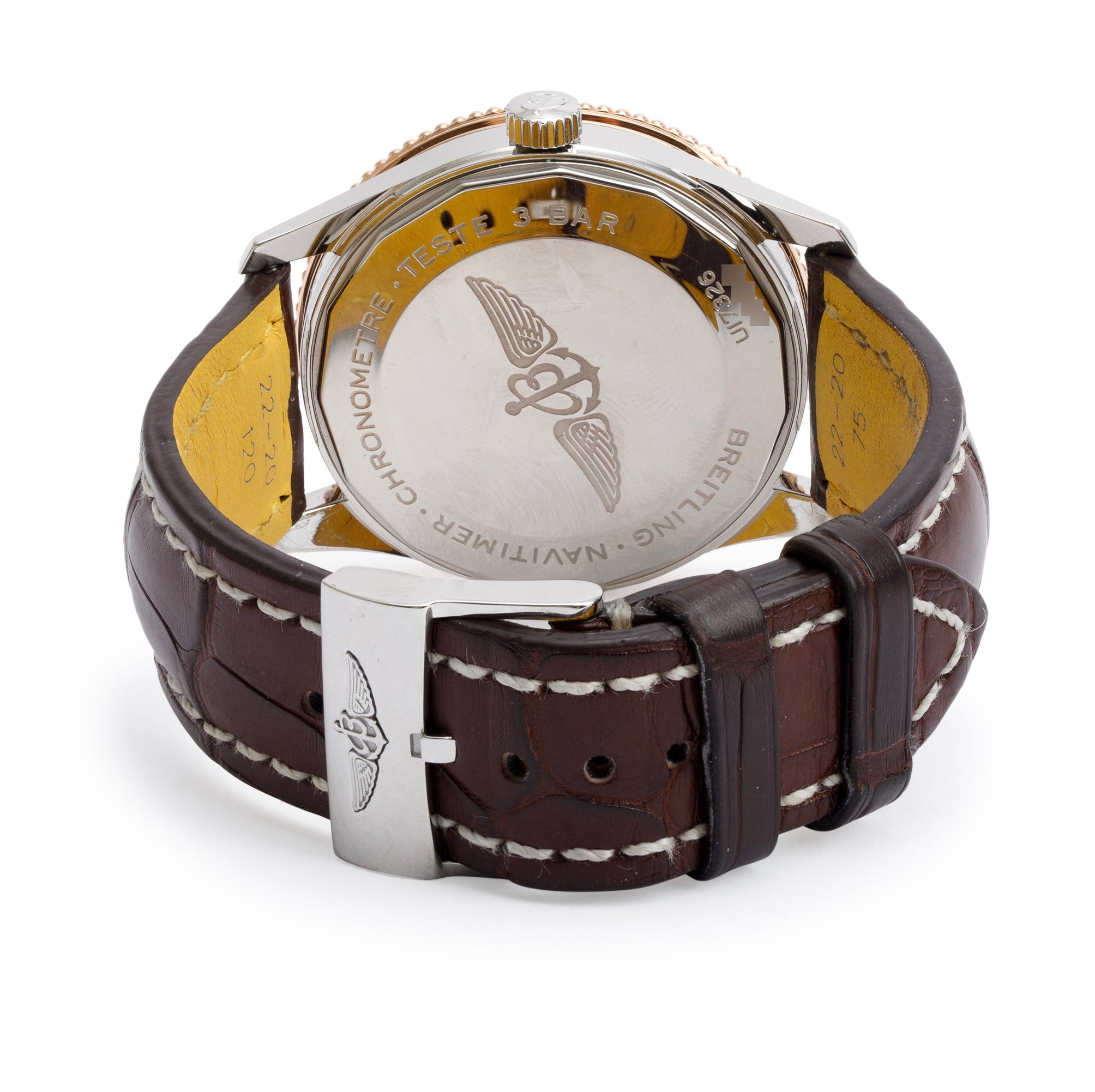 Breitling Stainless Steel & 18k Rose Gold Navitimer 41 MM Automatic Watch U17326