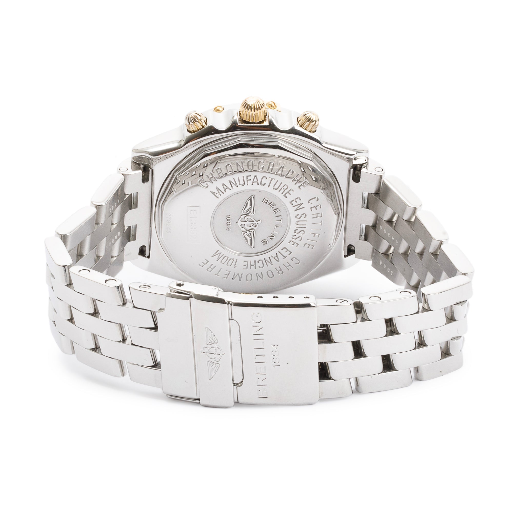 Breitling Stainless Steel & 18k Yellow Gold Chronomat 39 MM Automatic Watch